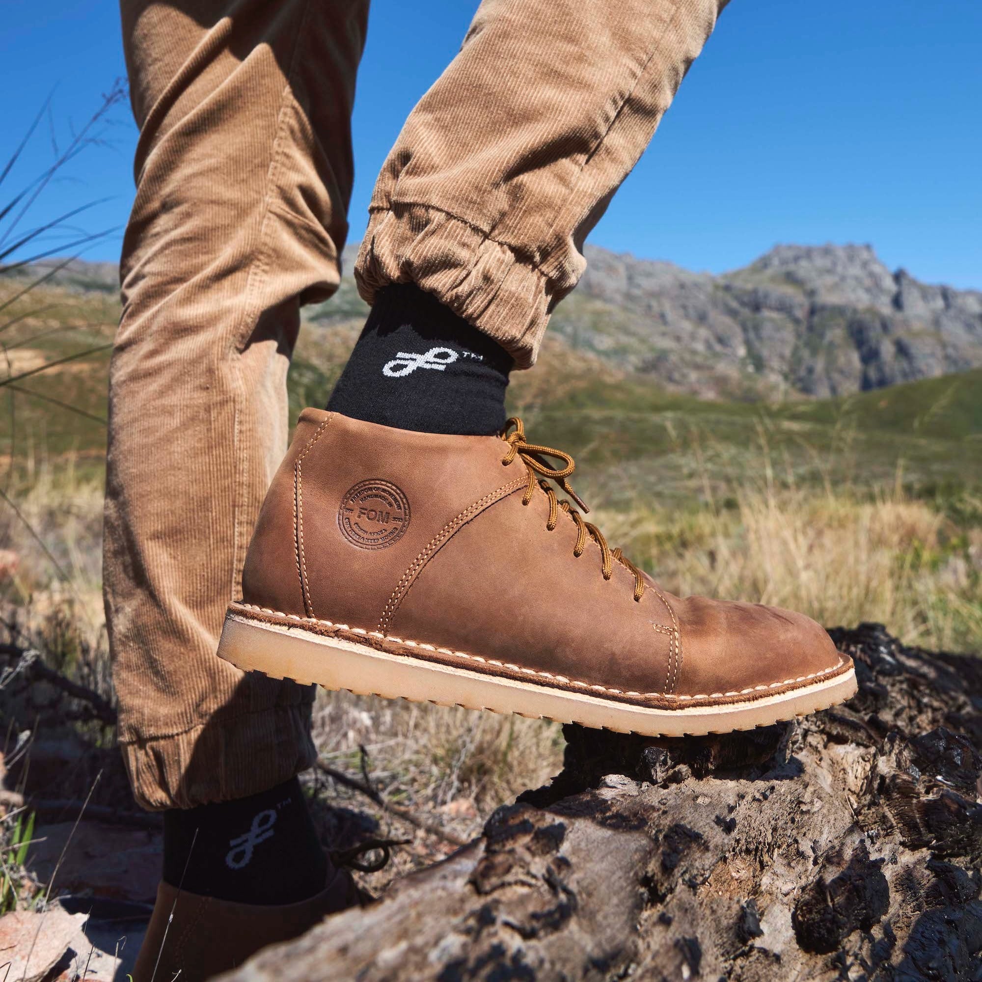 Mens Bestsellers Veldskoen Tekkies FOM UK