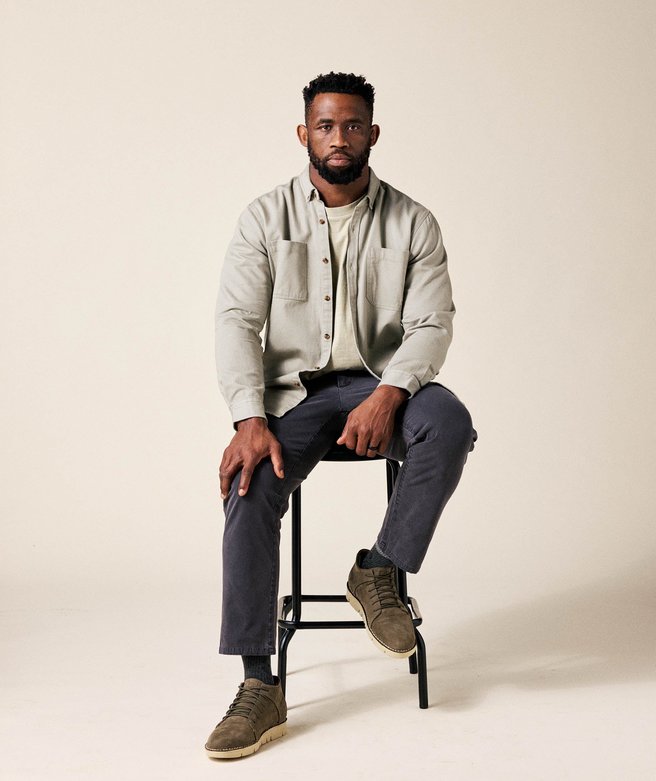 FOM x Kolisi Premium Vellies - Dark Olive