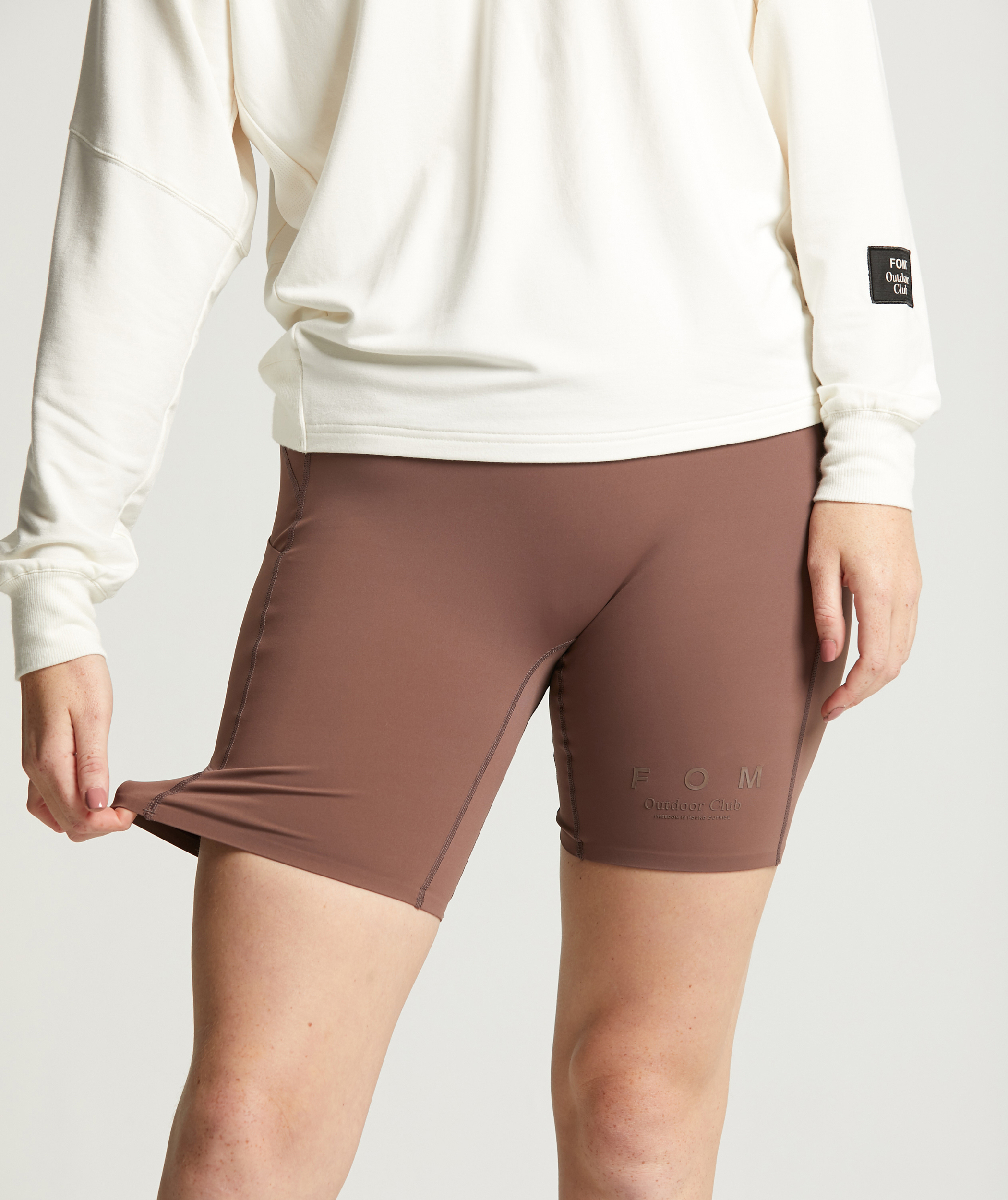 Damen Outdoor-Aufwärmshorts - Wild Fig