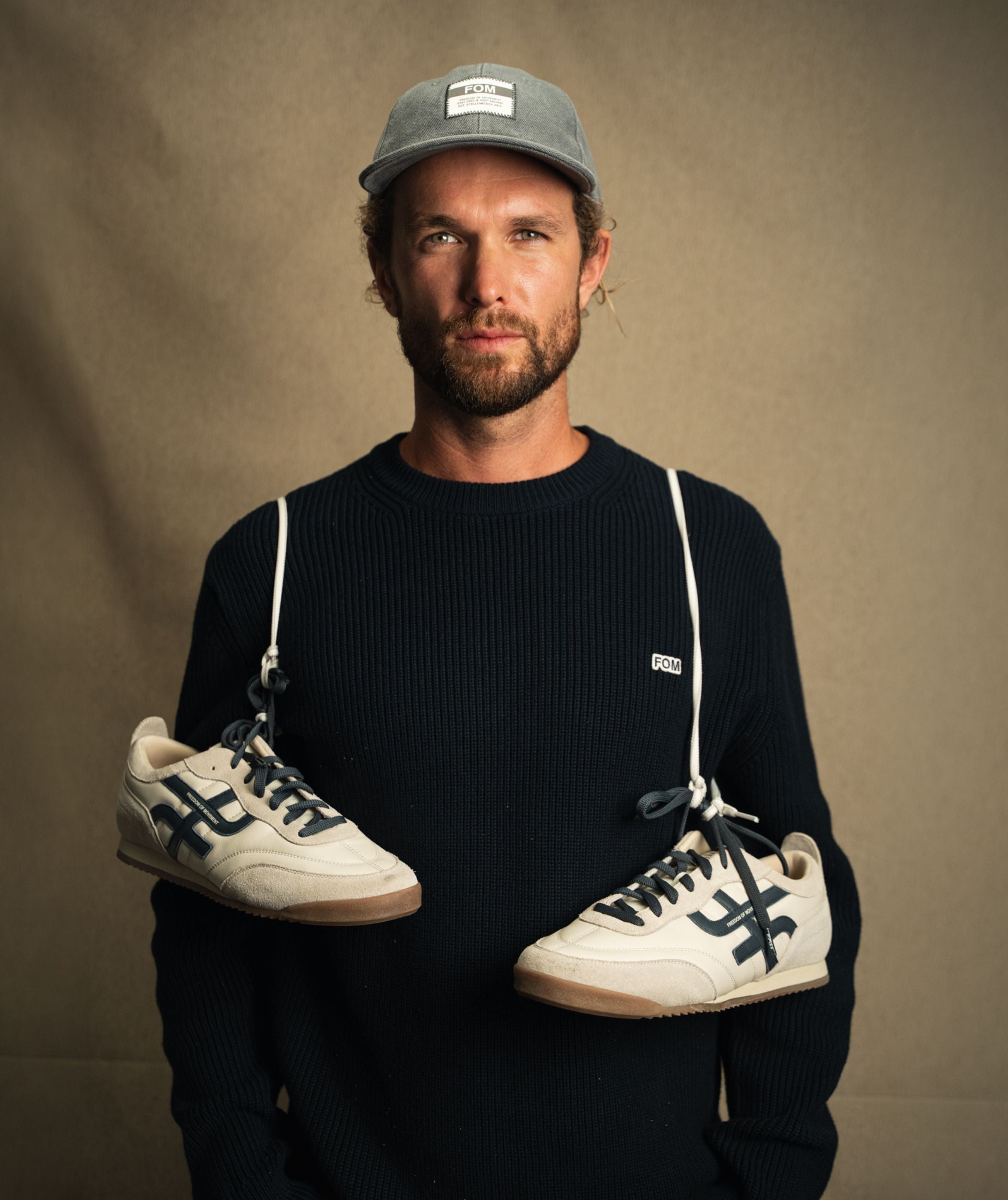 Mens Chunky Knitwear - Navy