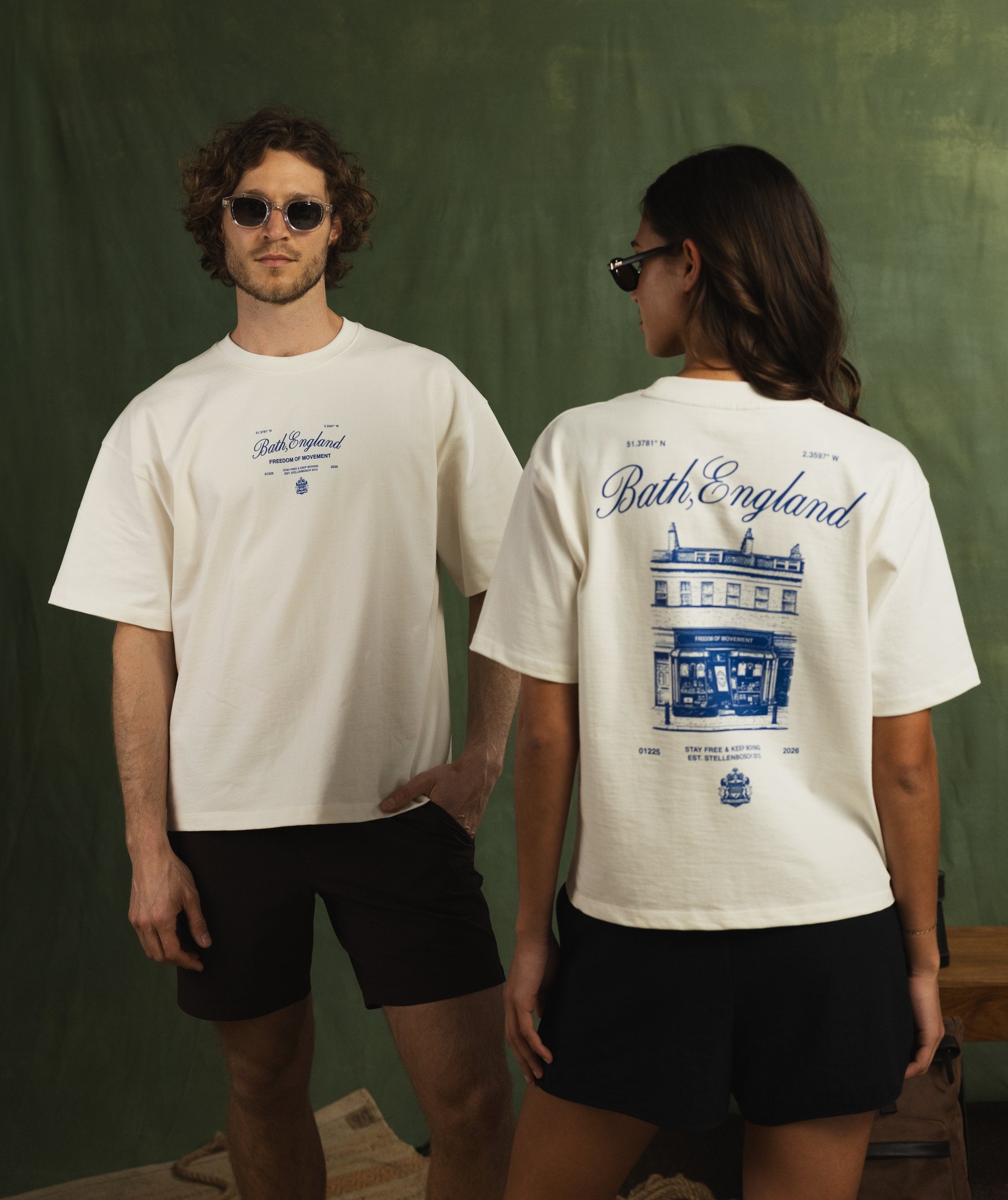 Mens FOM Bath Graphic Tee - Ivory