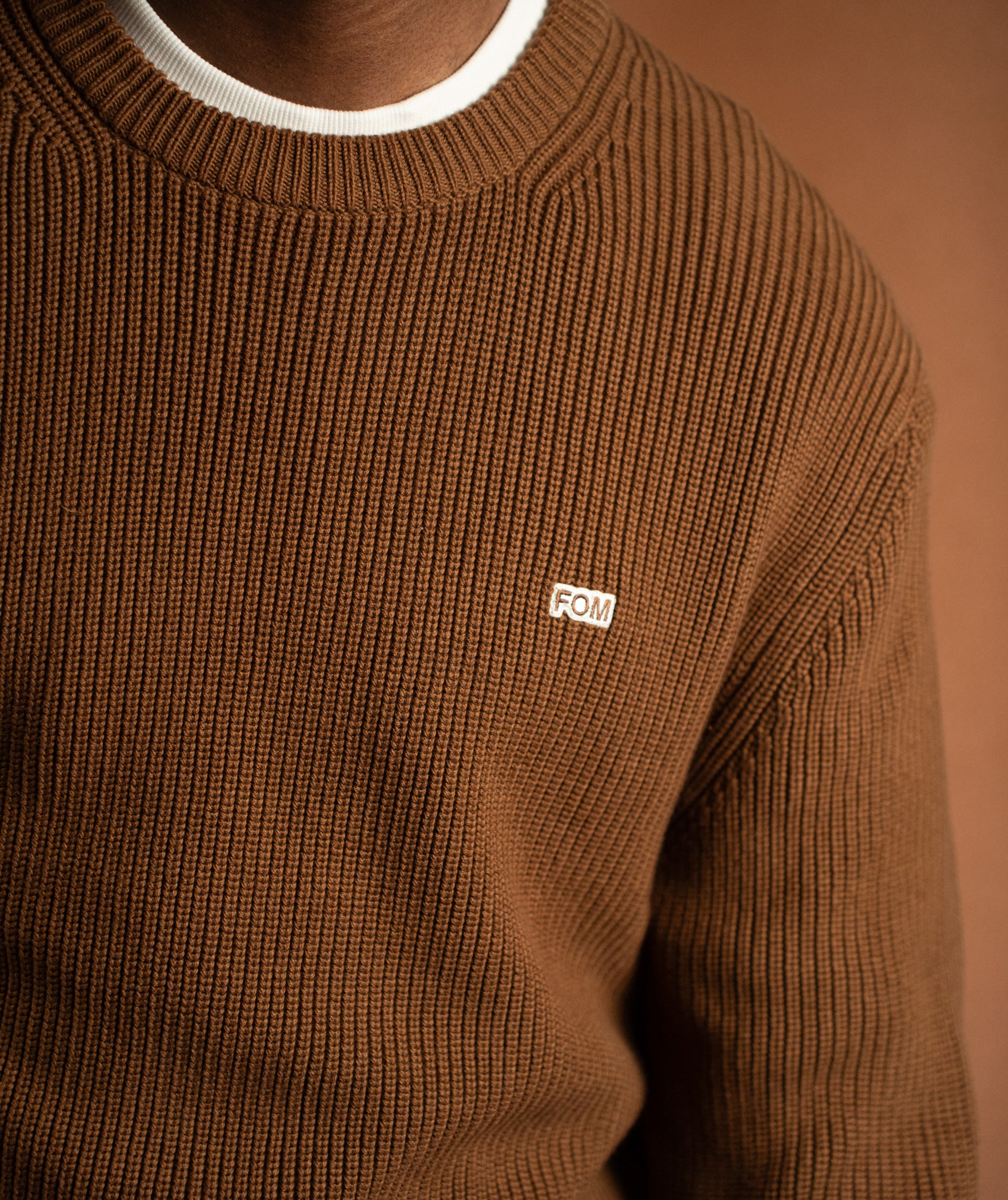 Mens Chunky Knitwear - Toffee