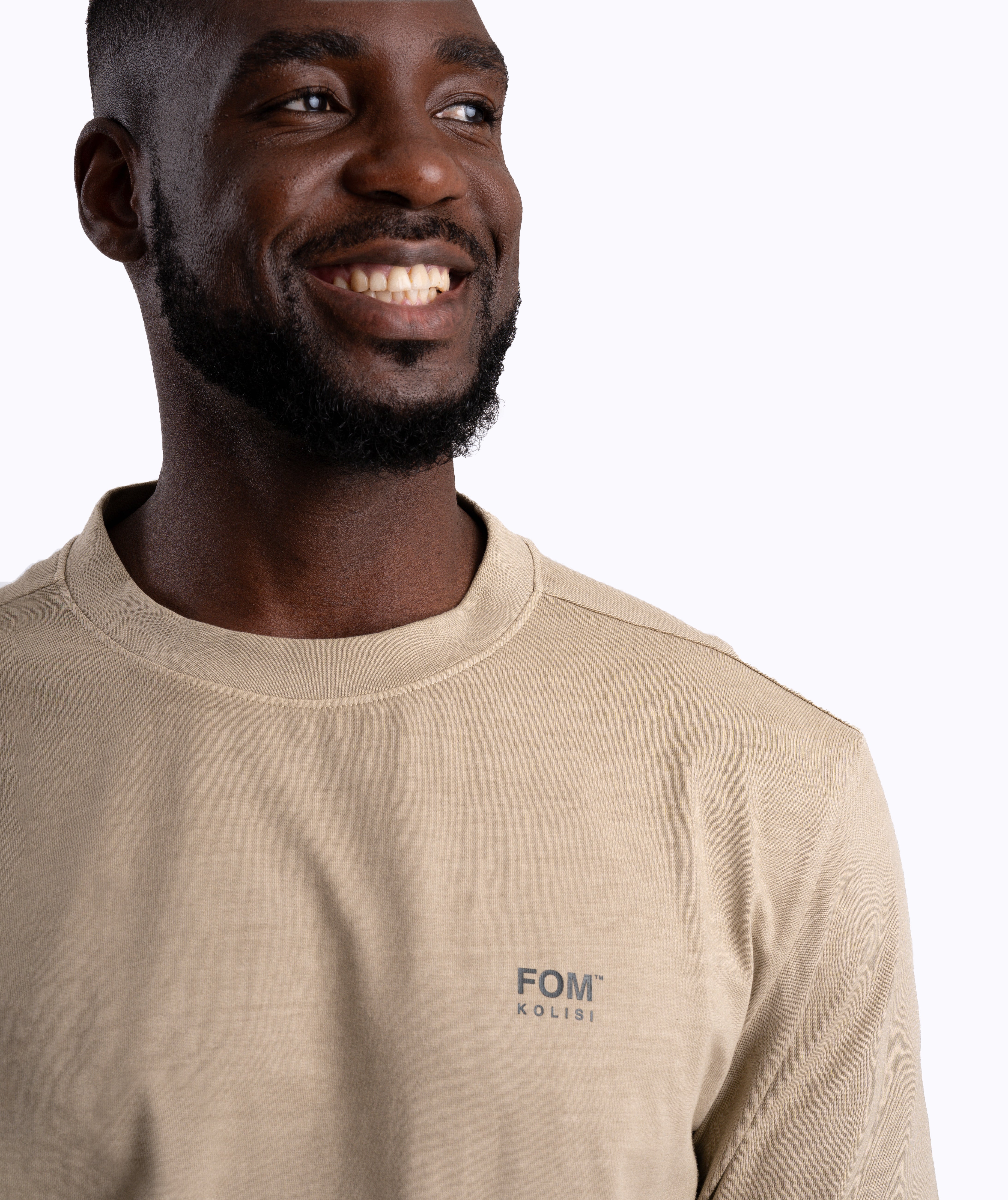 FOM x Kolisi Herren T-Shirt - Stein
