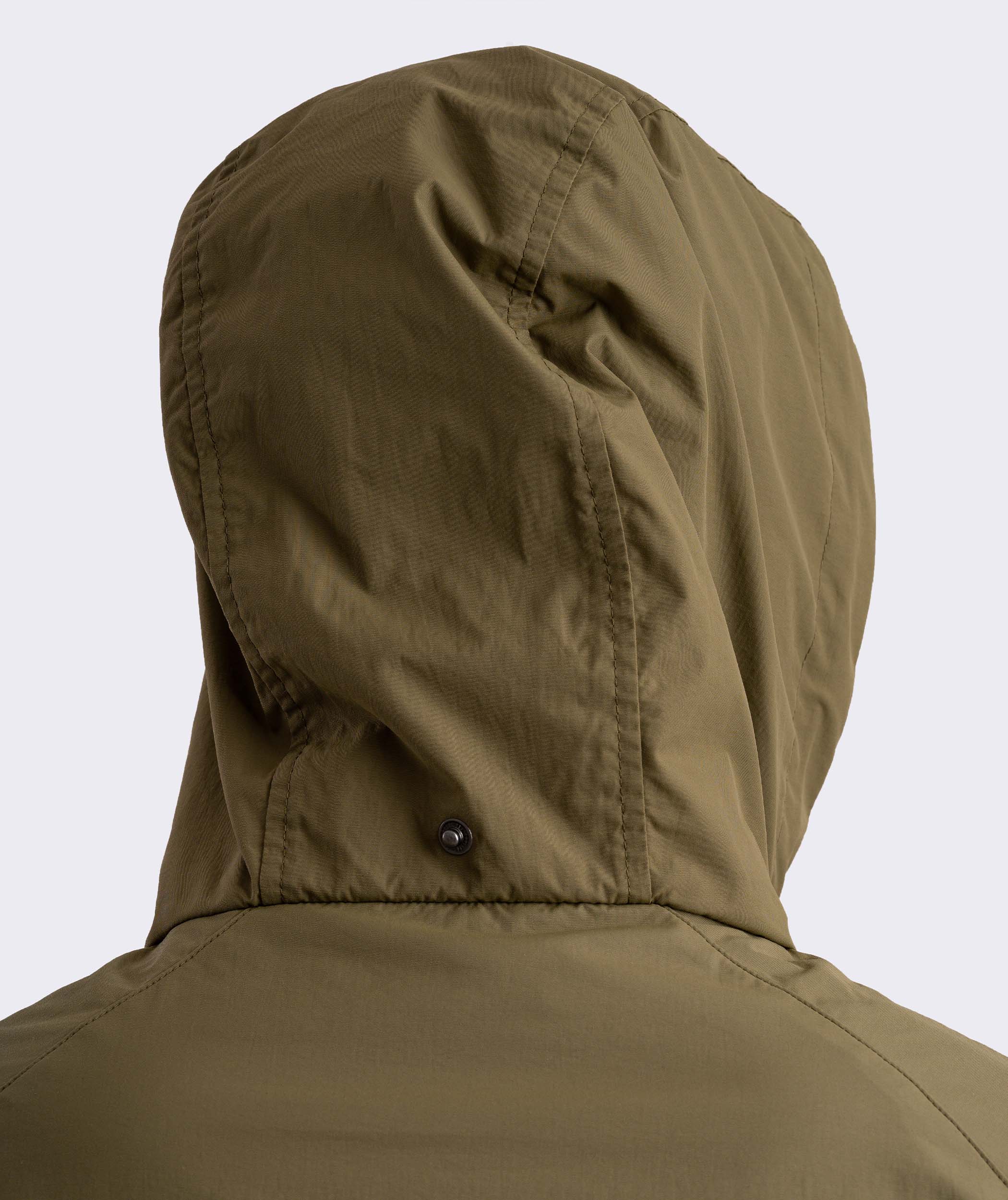 Anorak für Herren - Grüner Farbblock
