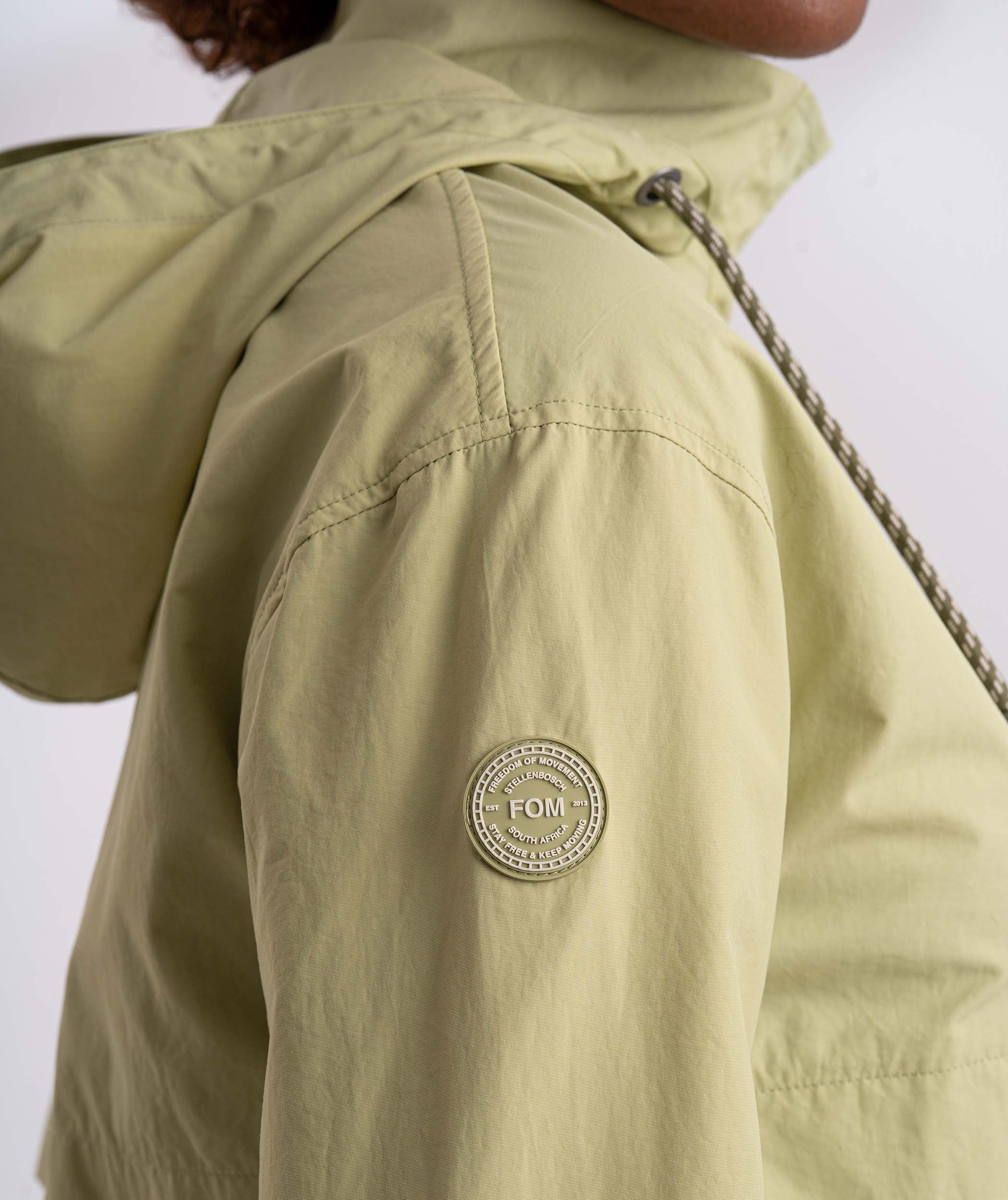 Dames Anorak - Olijfgroen Multicolour