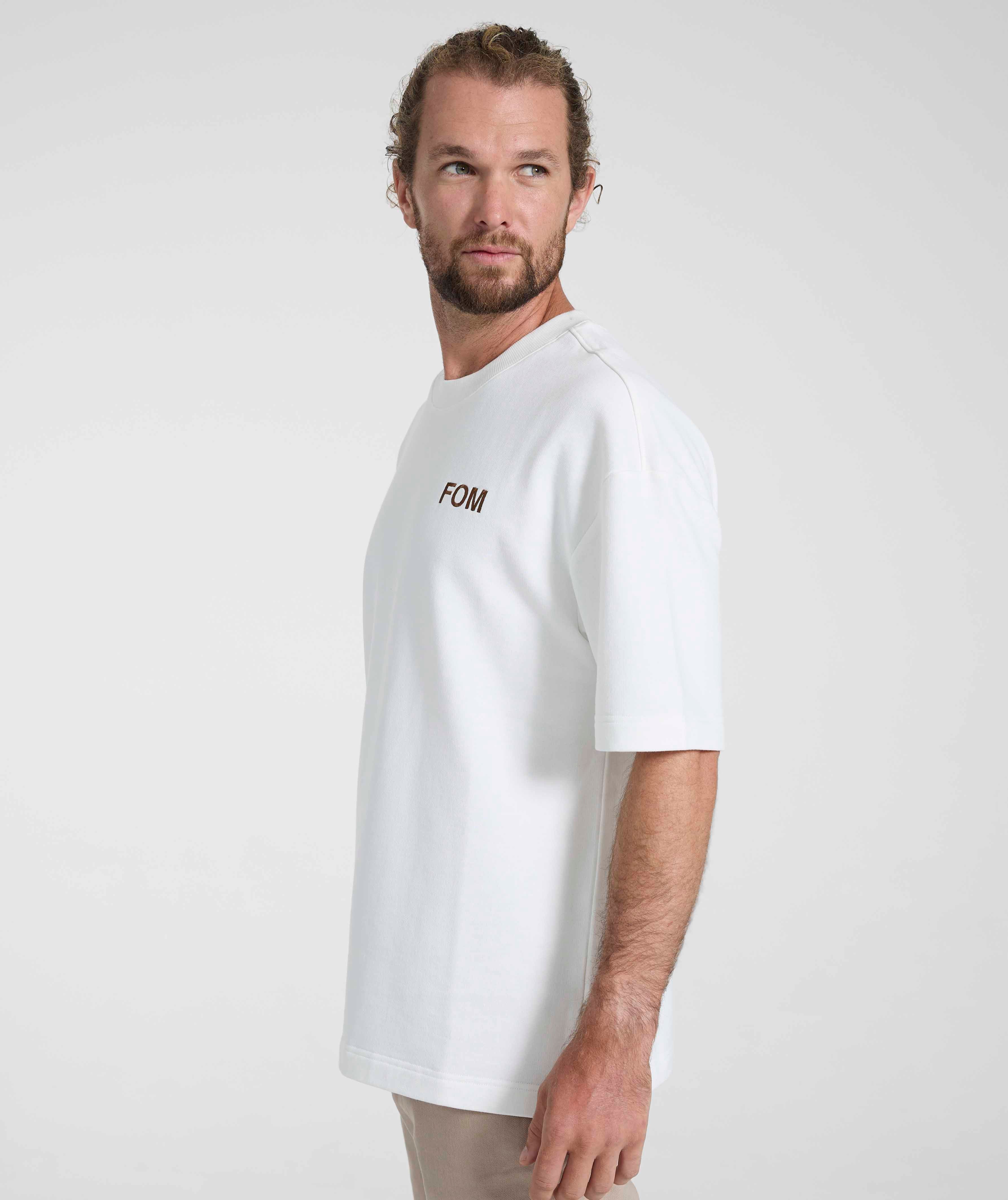 FOM x Kolisi - Mens Crew Neck Tee - Ivory