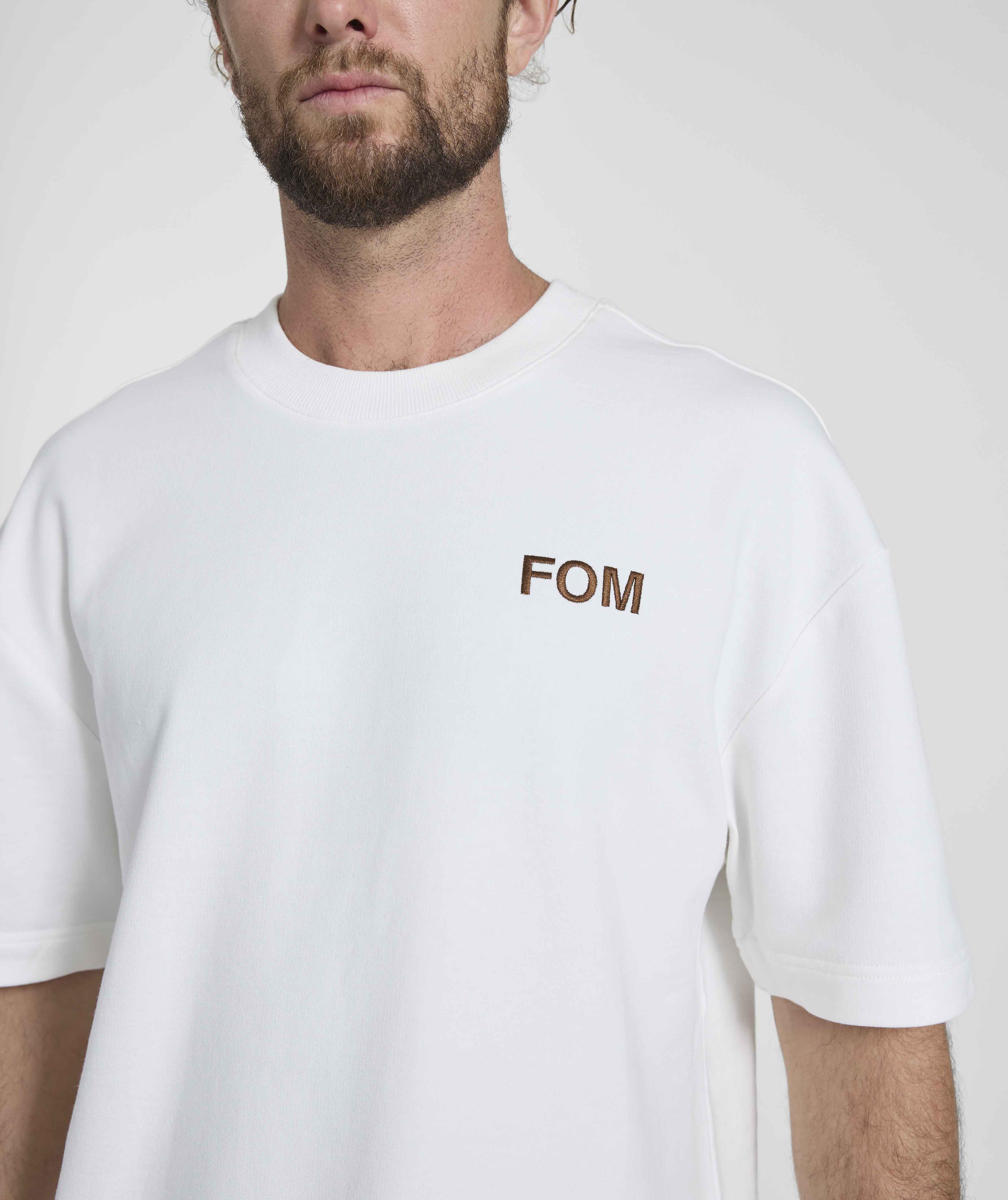 FOM x Kolisi - Mens Crew Neck Tee - Ivory
