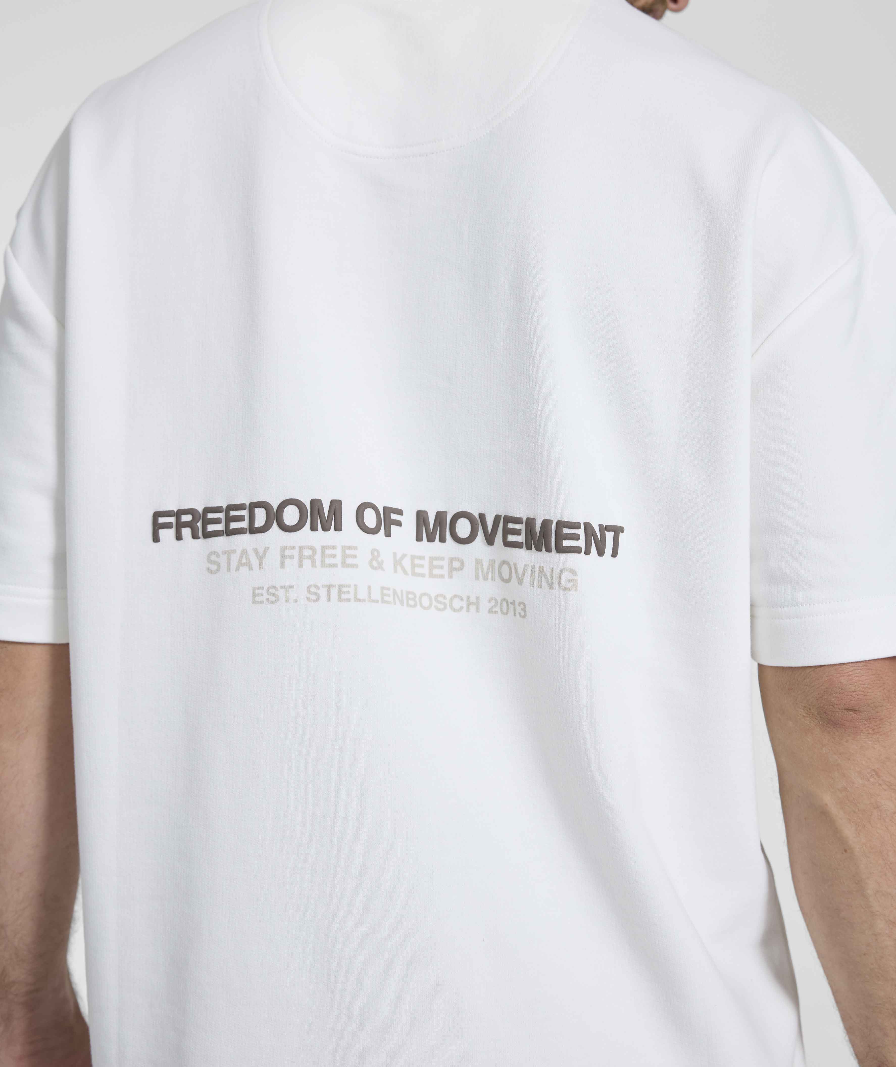 FOM x Kolisi - Mens Crew Neck Tee - Ivory