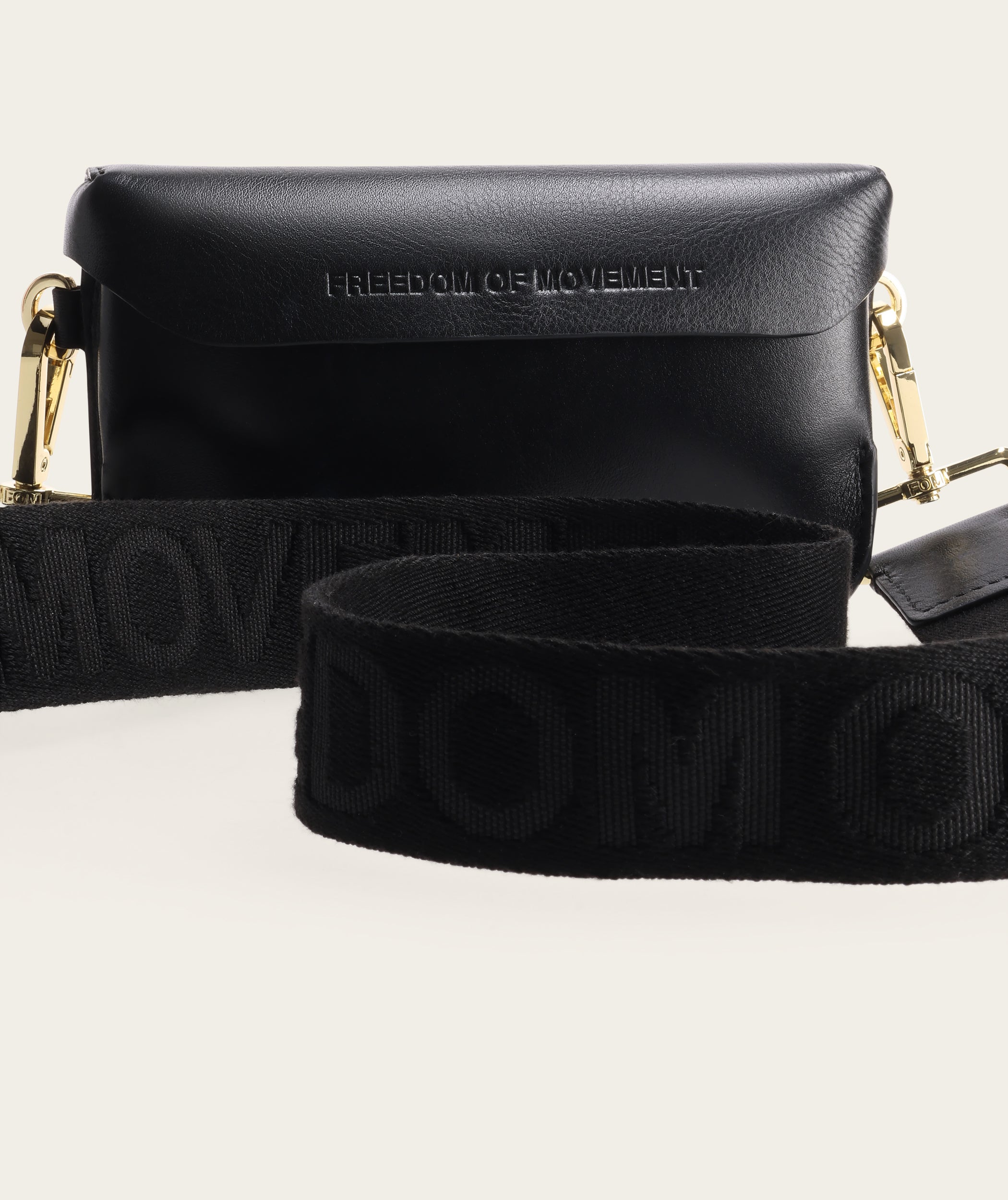Anna Cellphone Crossbody - Black