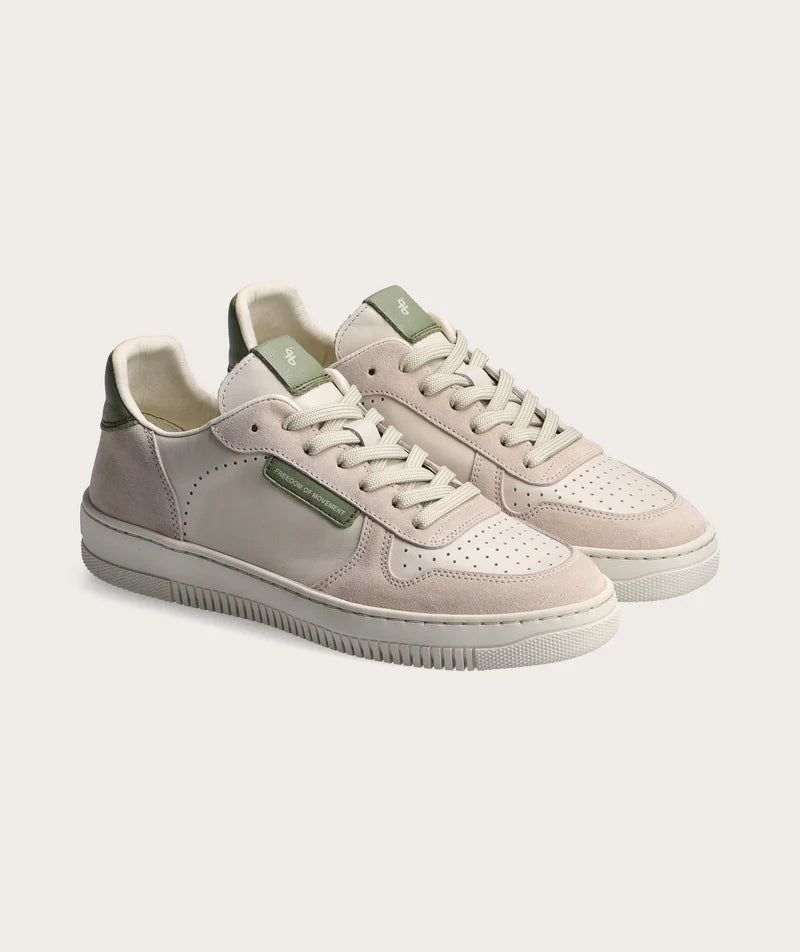 Fom Damen Sneaker Off-White/Matcha