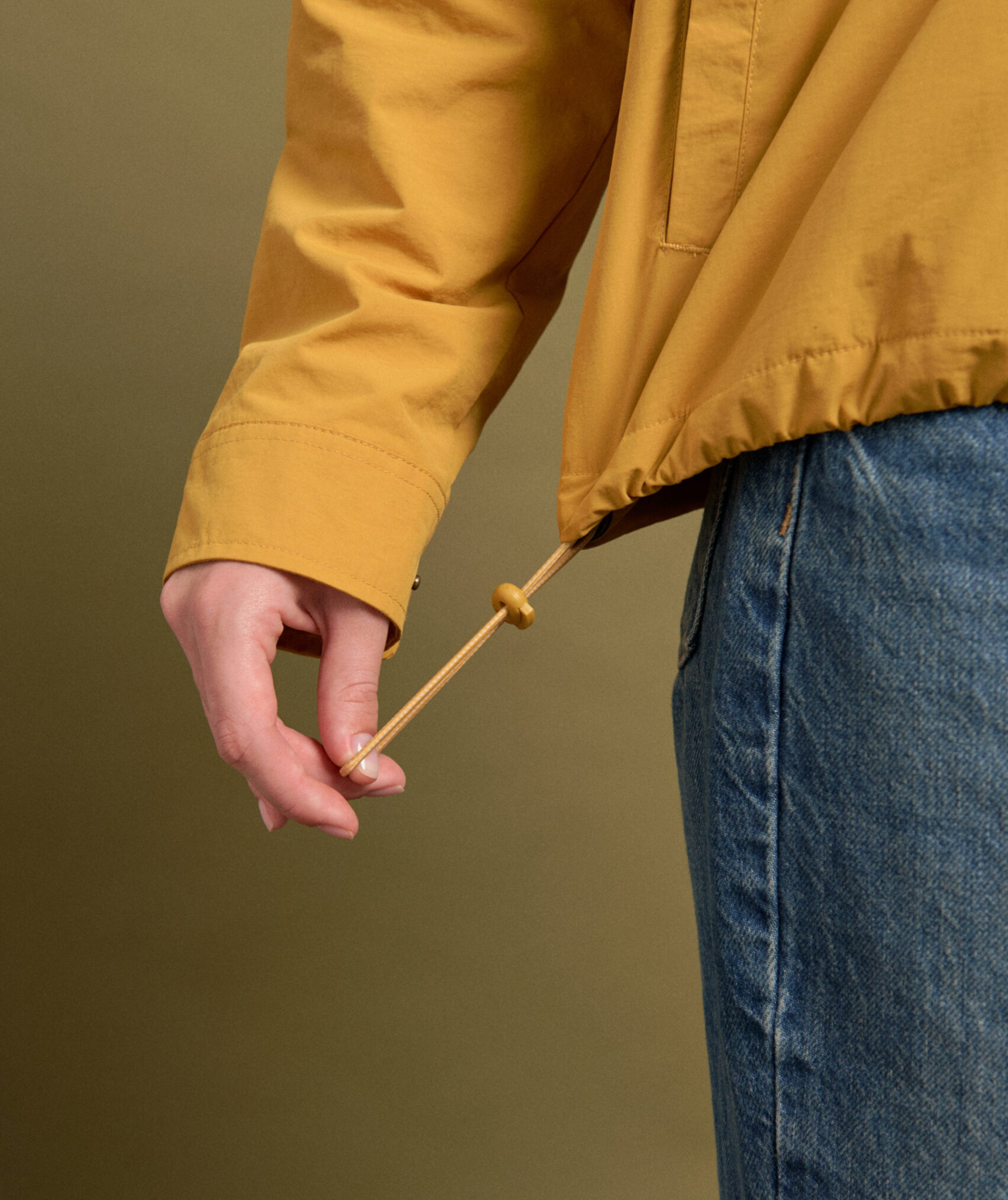 Ladies Anorak - Mustard