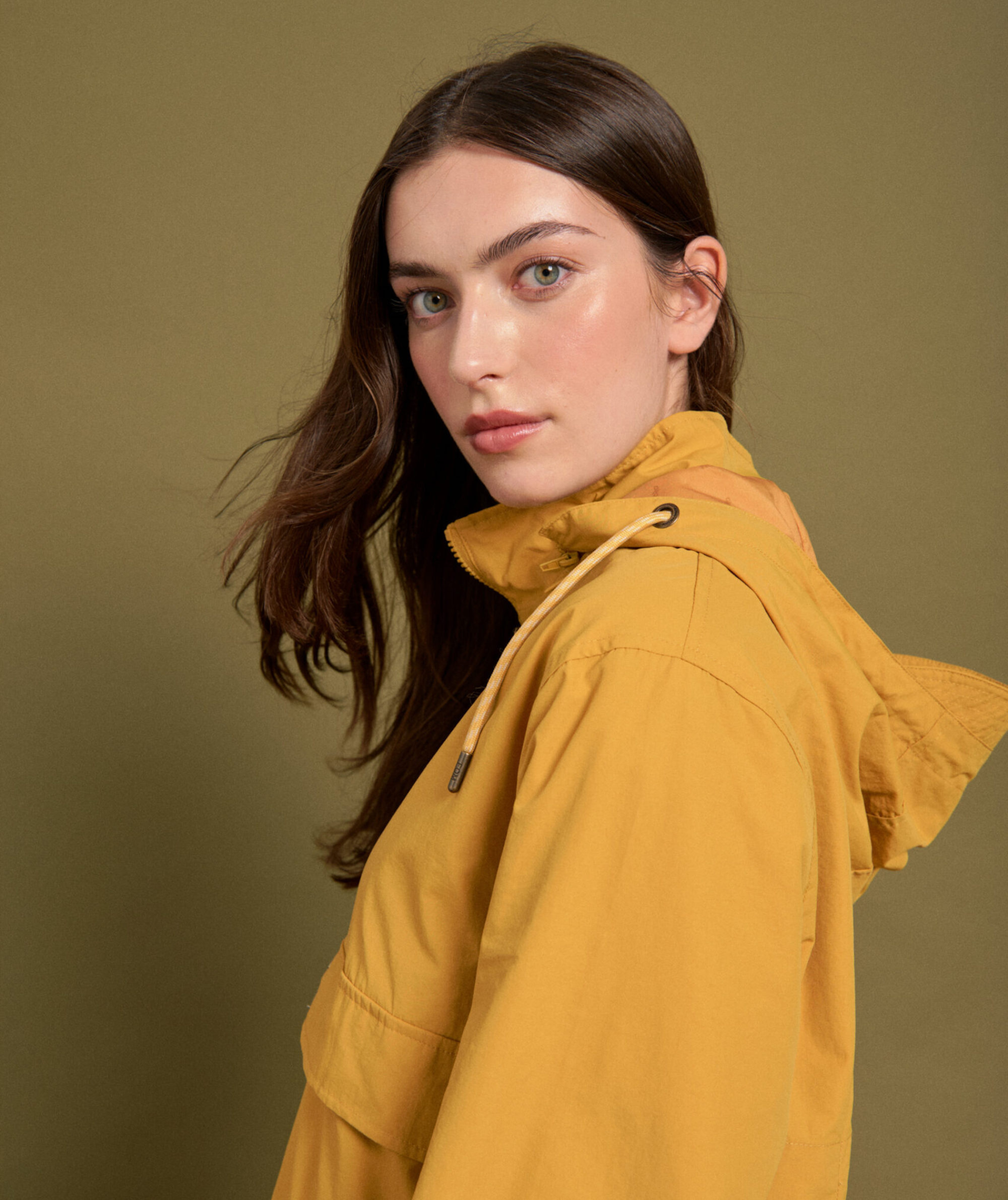 Ladies Anorak - Mustard