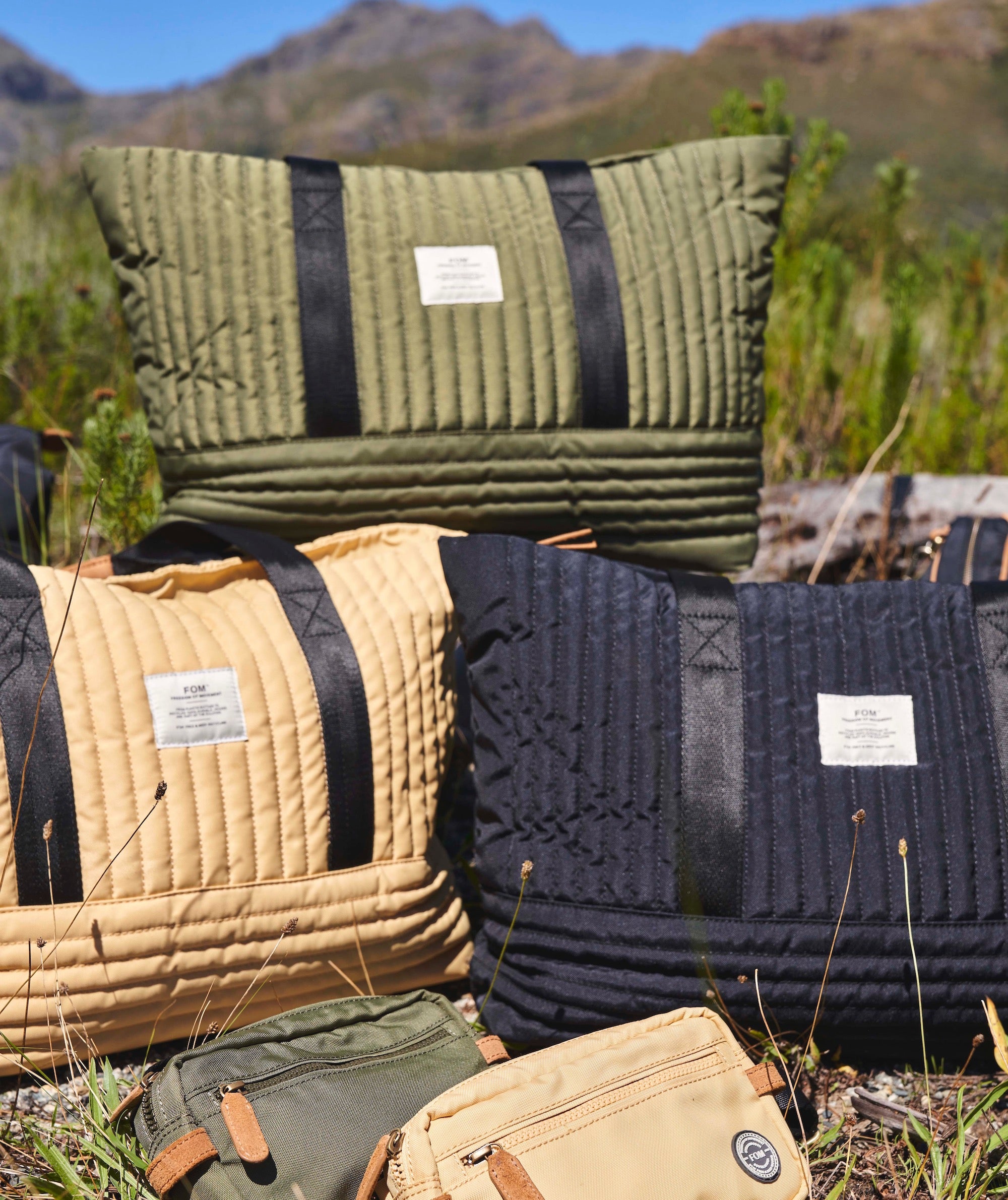 Recycelte Reisetasche Schwarz