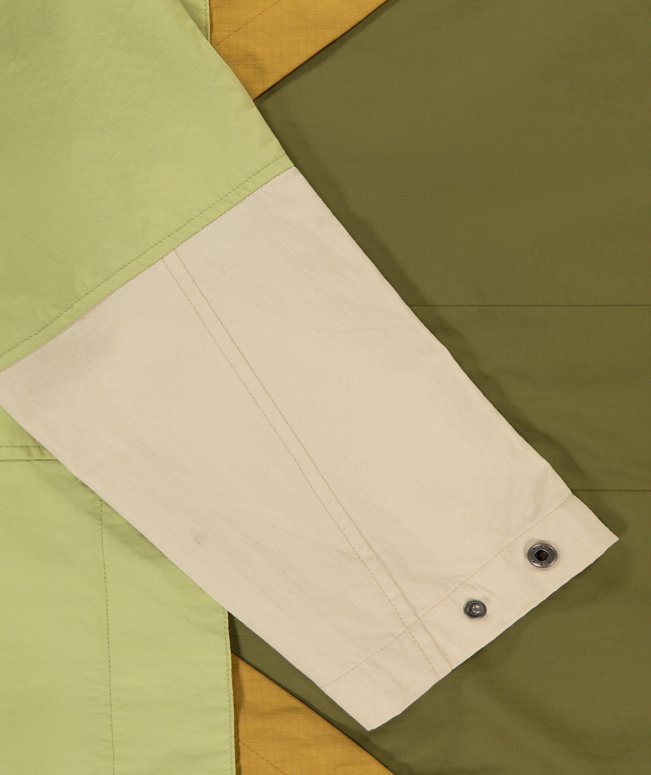 Dames Anorak - Olijfgroen Multicolour