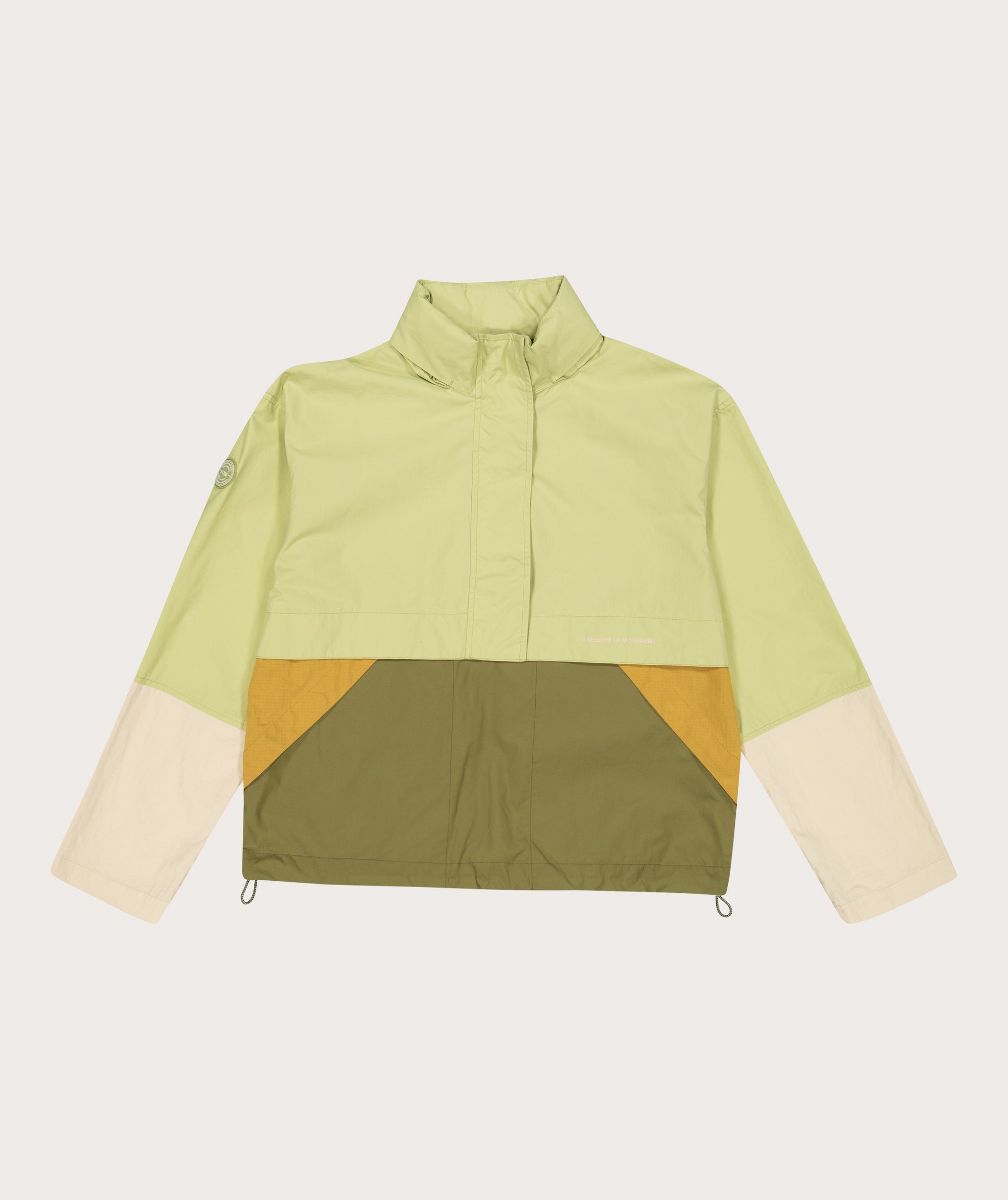 Dames Anorak - Olijfgroen Multicolour