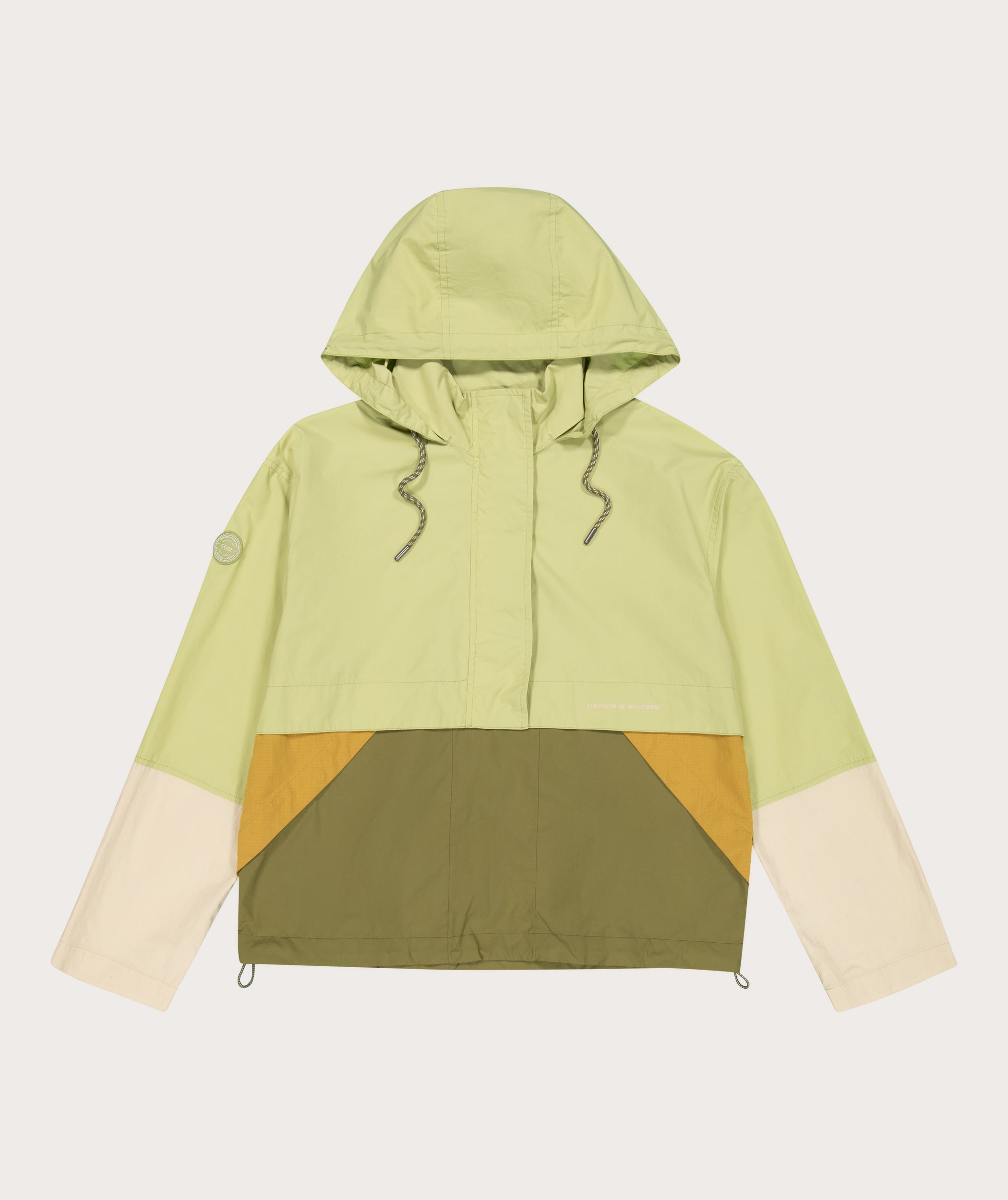 Dames Anorak - Olijfgroen Multicolour