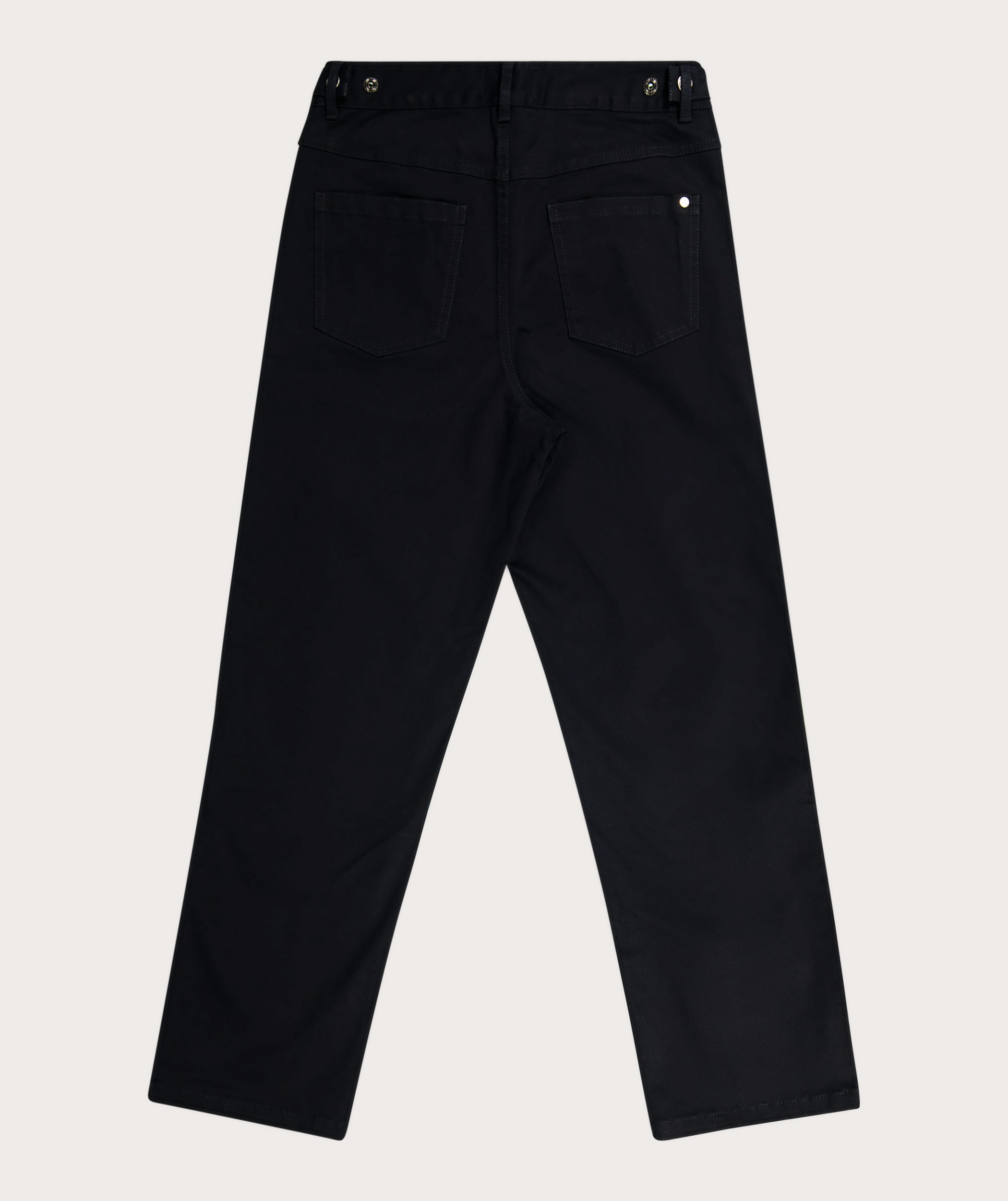 Ladies Regular Fit Trousers - Black