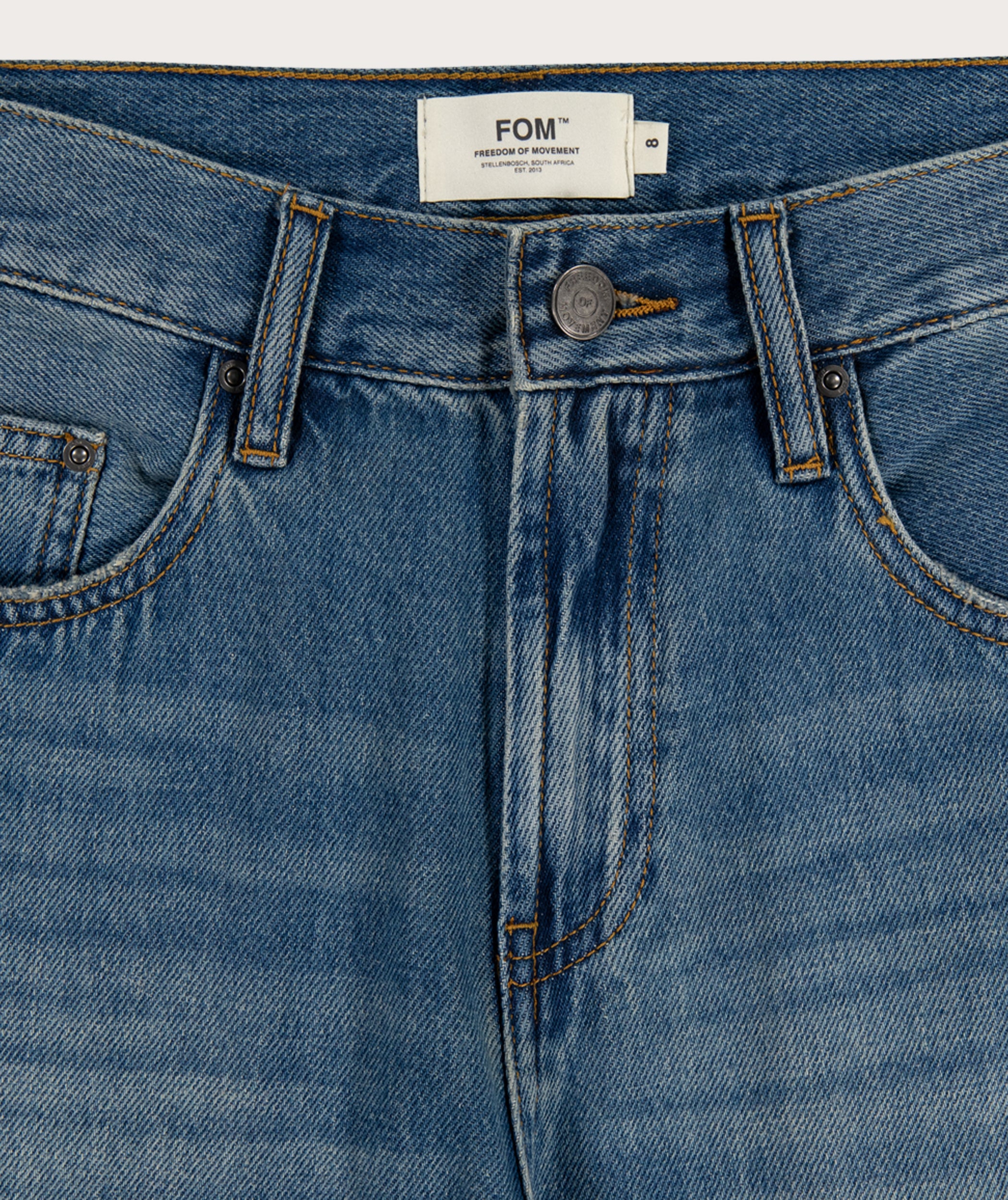 Ladies Relaxed Denim Jeans - Indigo