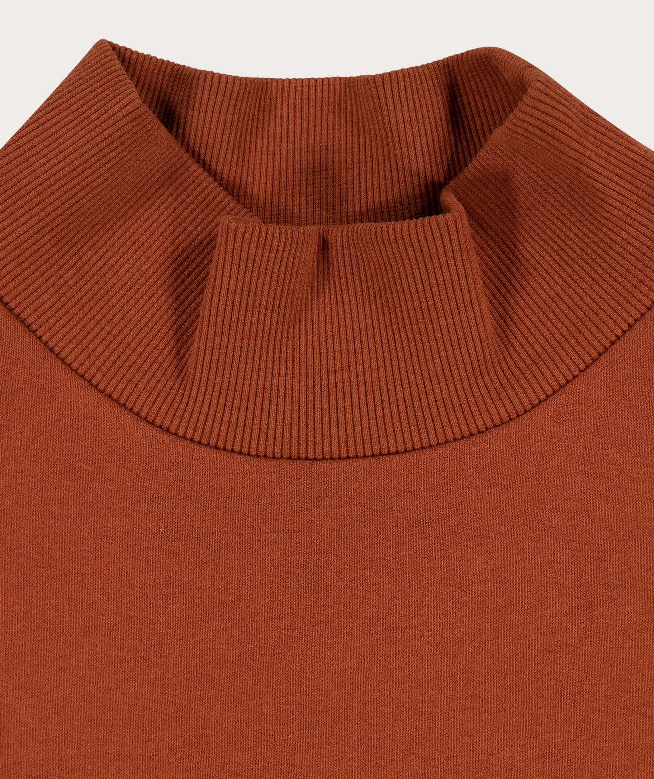 Ladies Turtle Neck Sweater - Rust