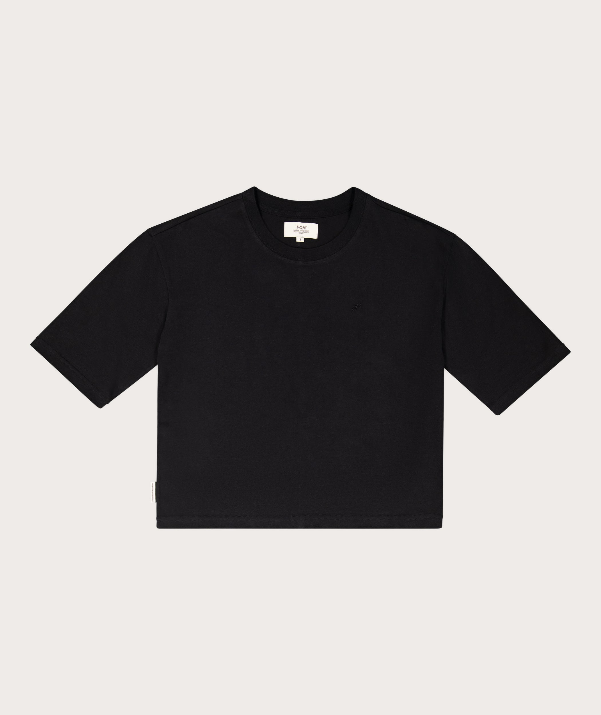 Entspanntes T-Shirt für Damen - Schwarz