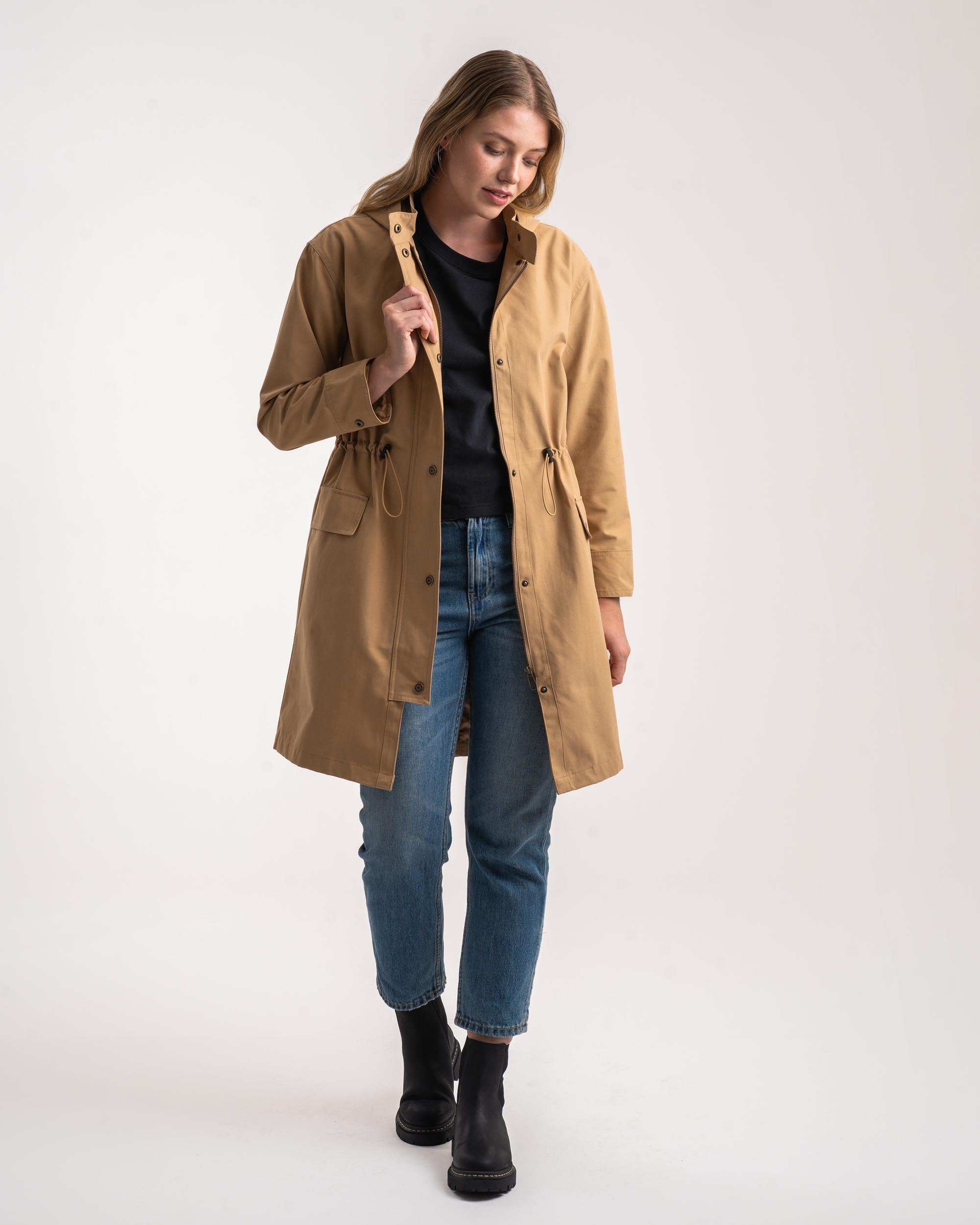 Ladies Trench Coat Camel