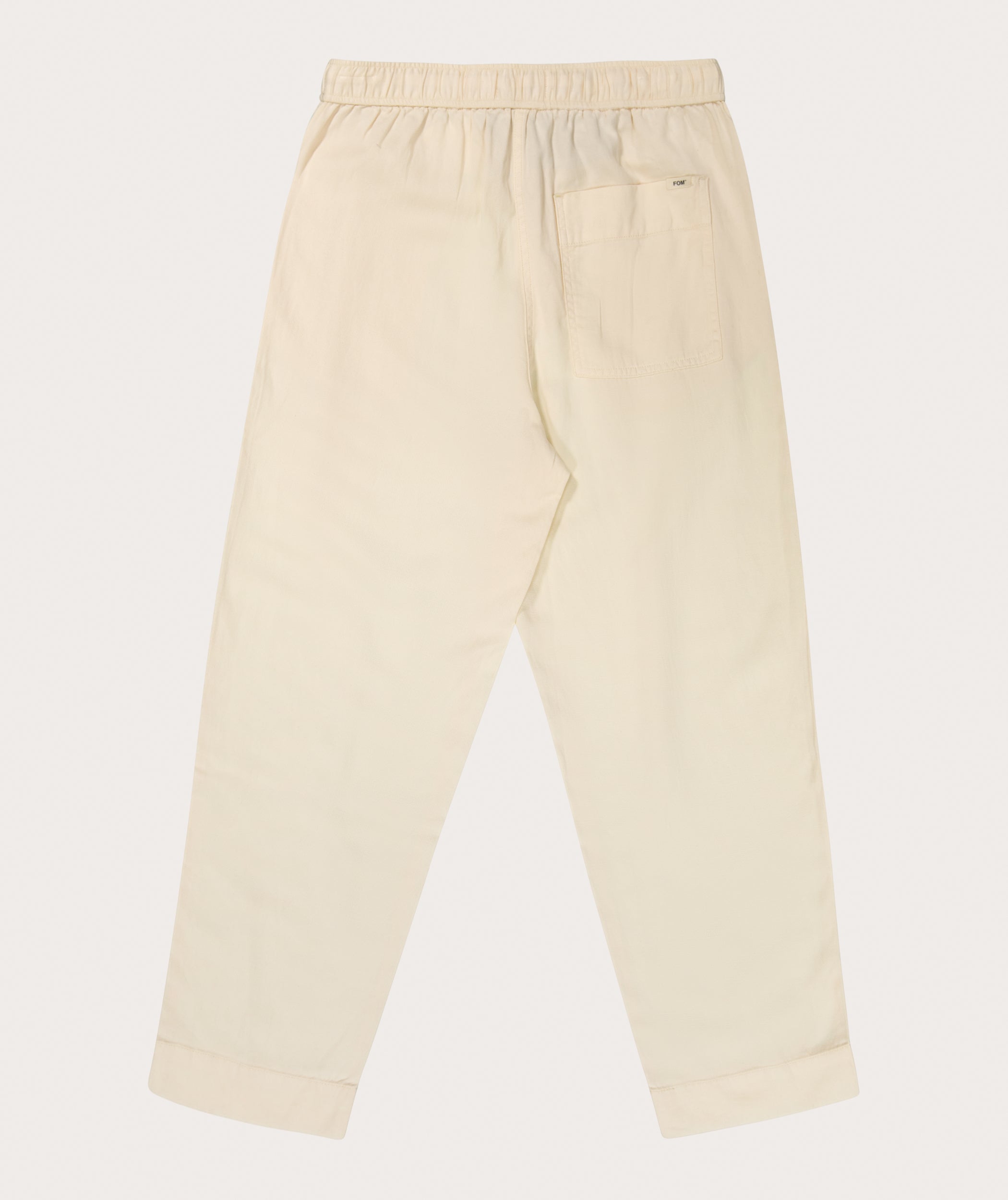 Damen Slouchy-Hose mit Kordelzug - Elfenbein