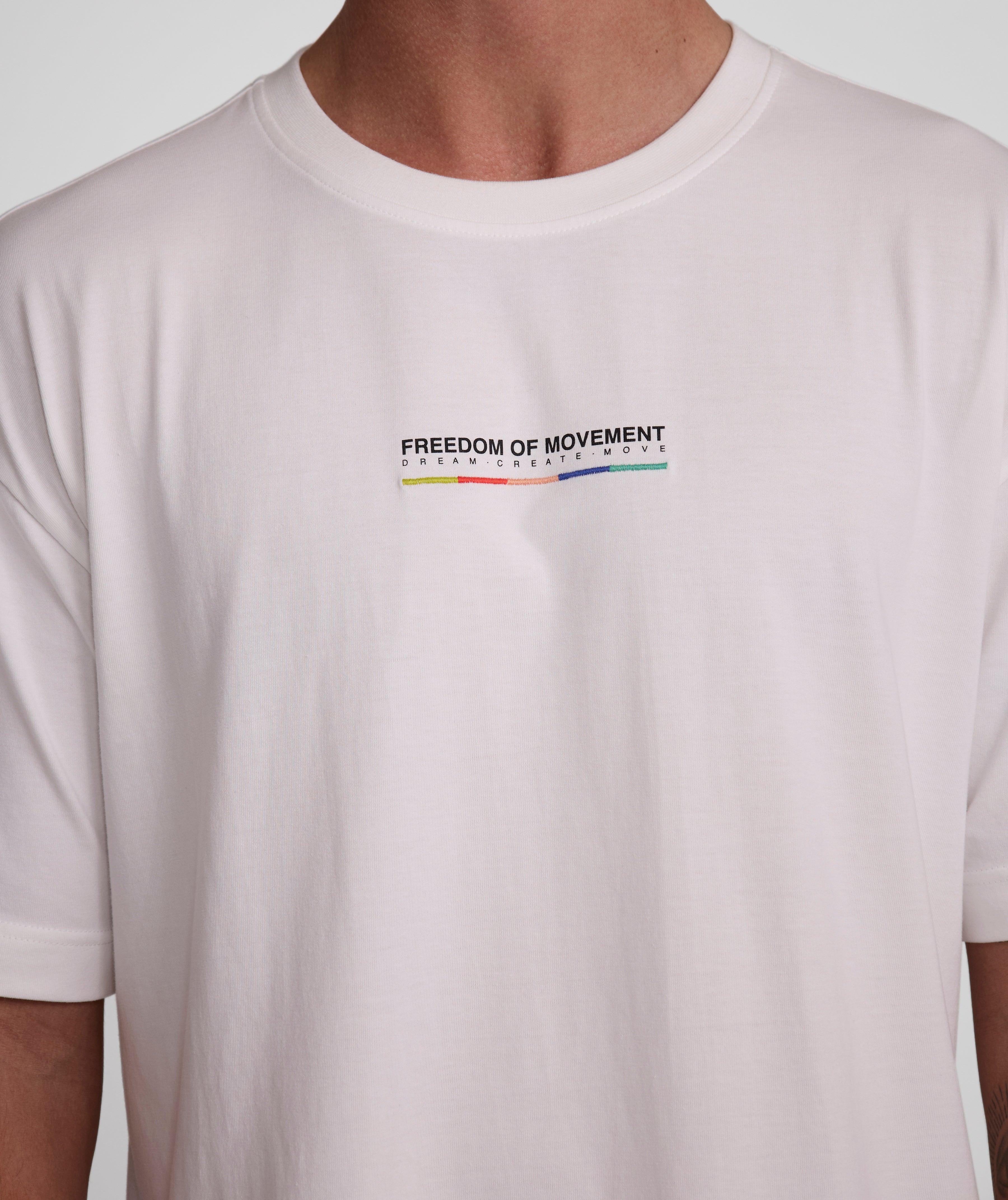 Mens Drop Goal Graphic Tee - Ivory