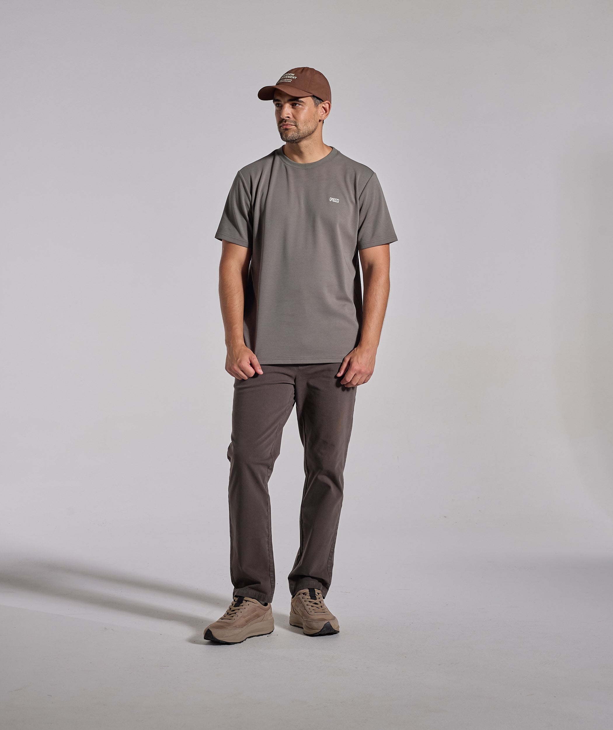Mens FreeMotion Regular Tee - Slate