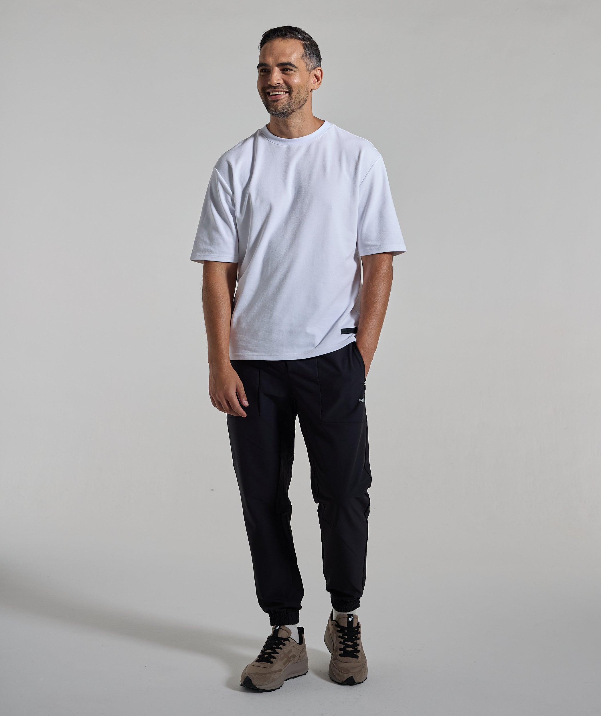 Mens FreeMotion Relaxed Tee - White