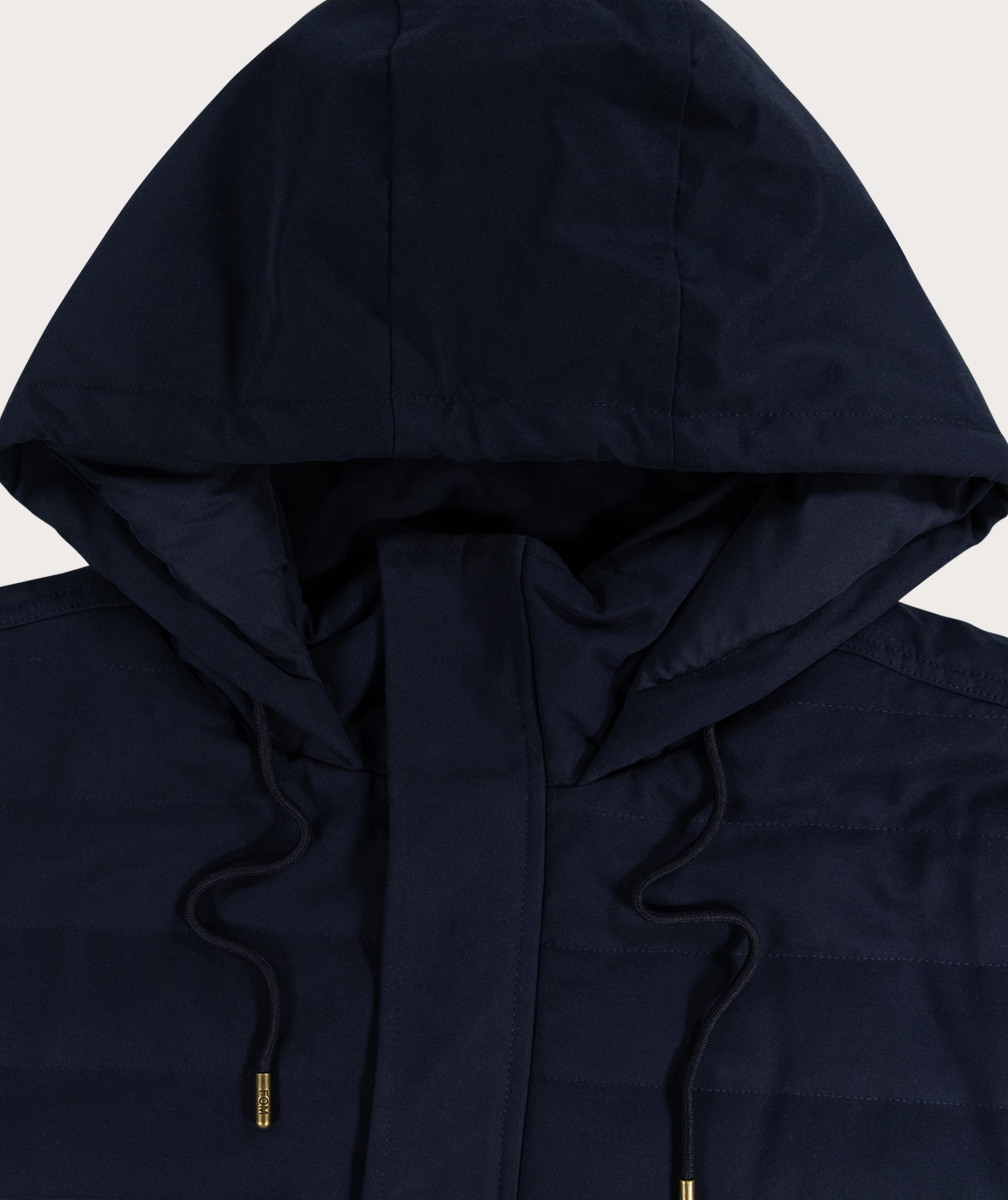 Halbgesteppte Parkajacke für Herren - Dunkelblau