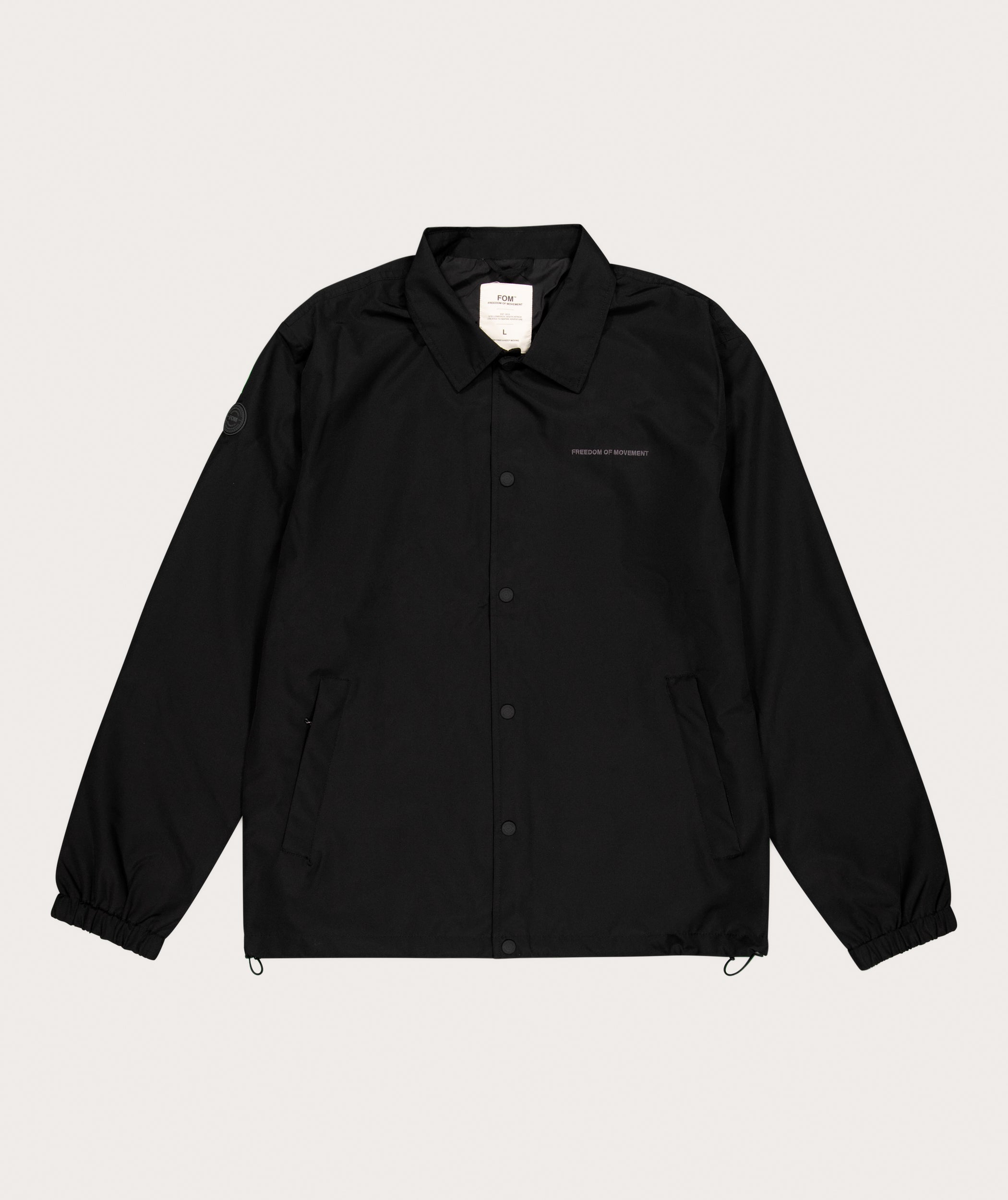Wasserabweisende Jacke für Herren - Schwarz