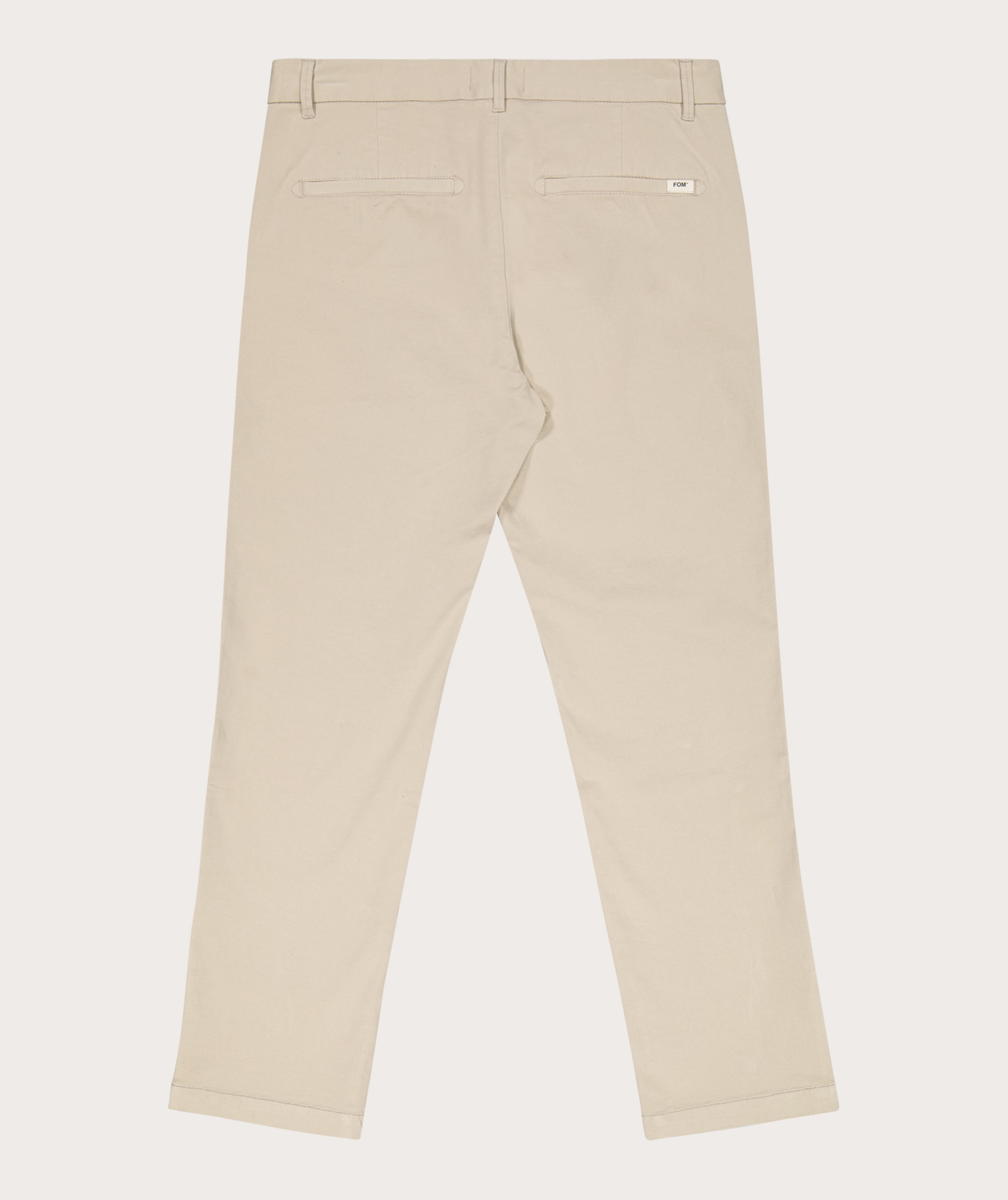 Heren Classic Slim Fit Chino - Licht Zand