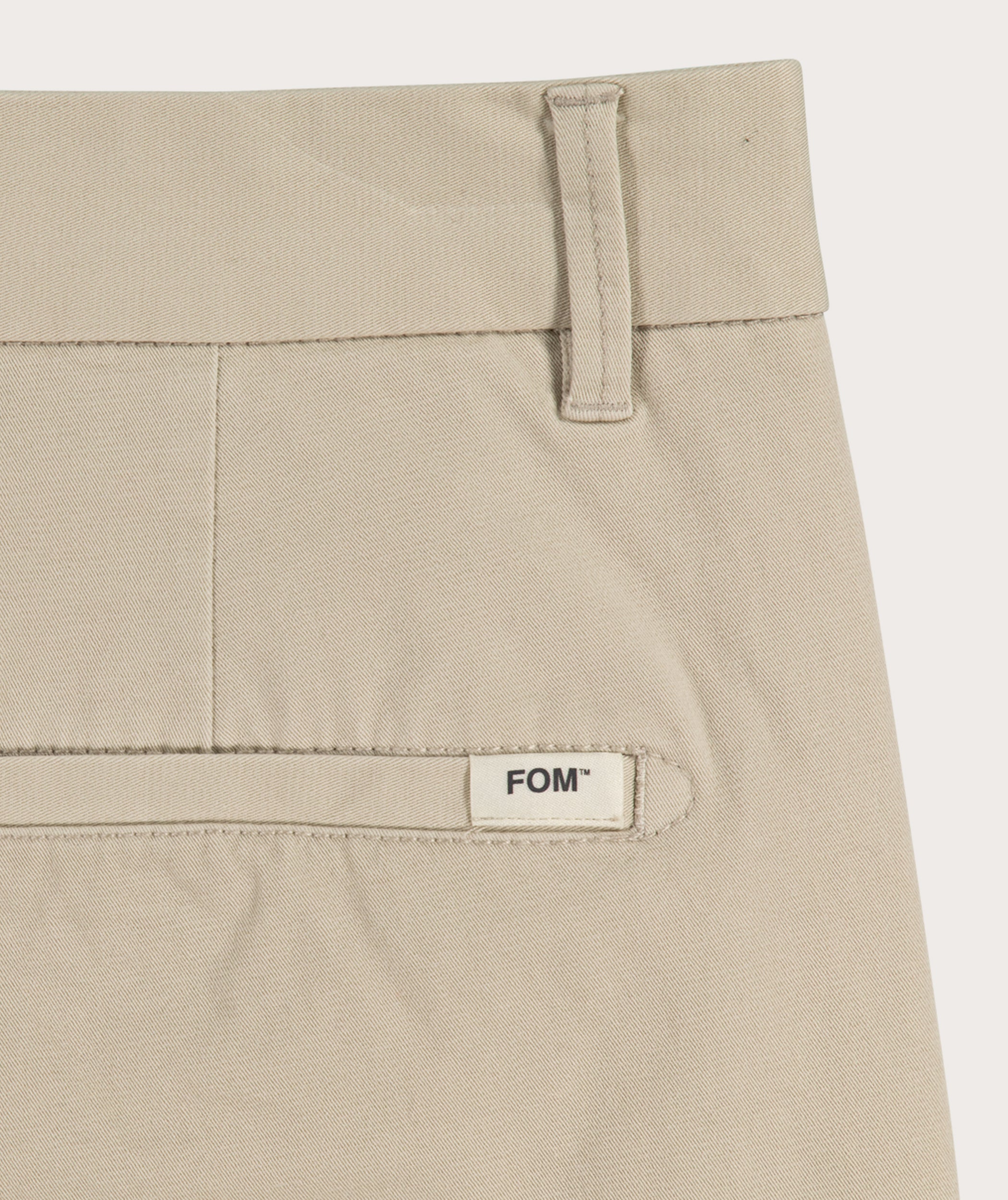 Heren Classic Slim Fit Chino - Licht Zand