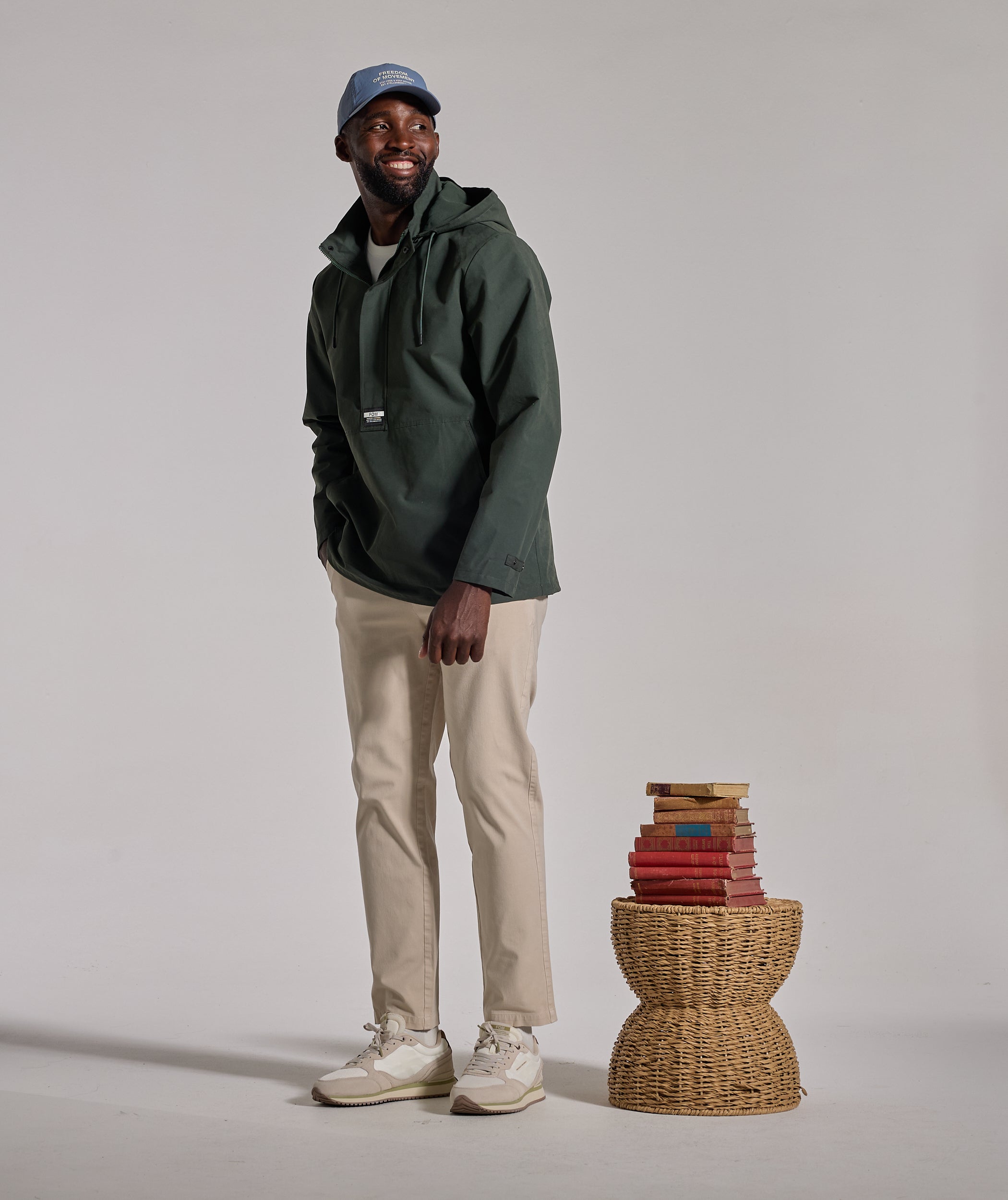 Mens Regular Fit Cotton Twill Chinos - Light Sand