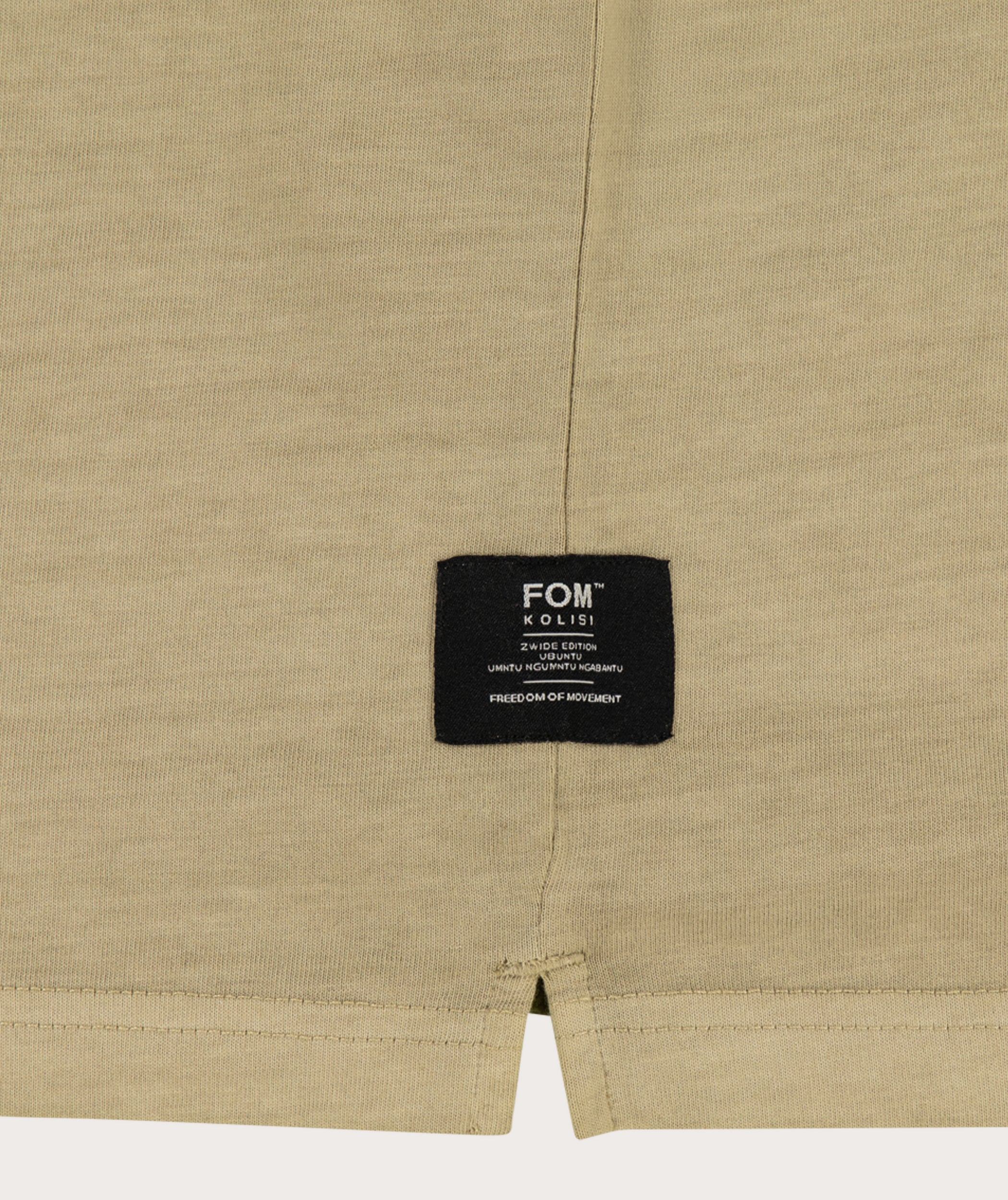 FOM x Kolisi Herren T-Shirt - Stein