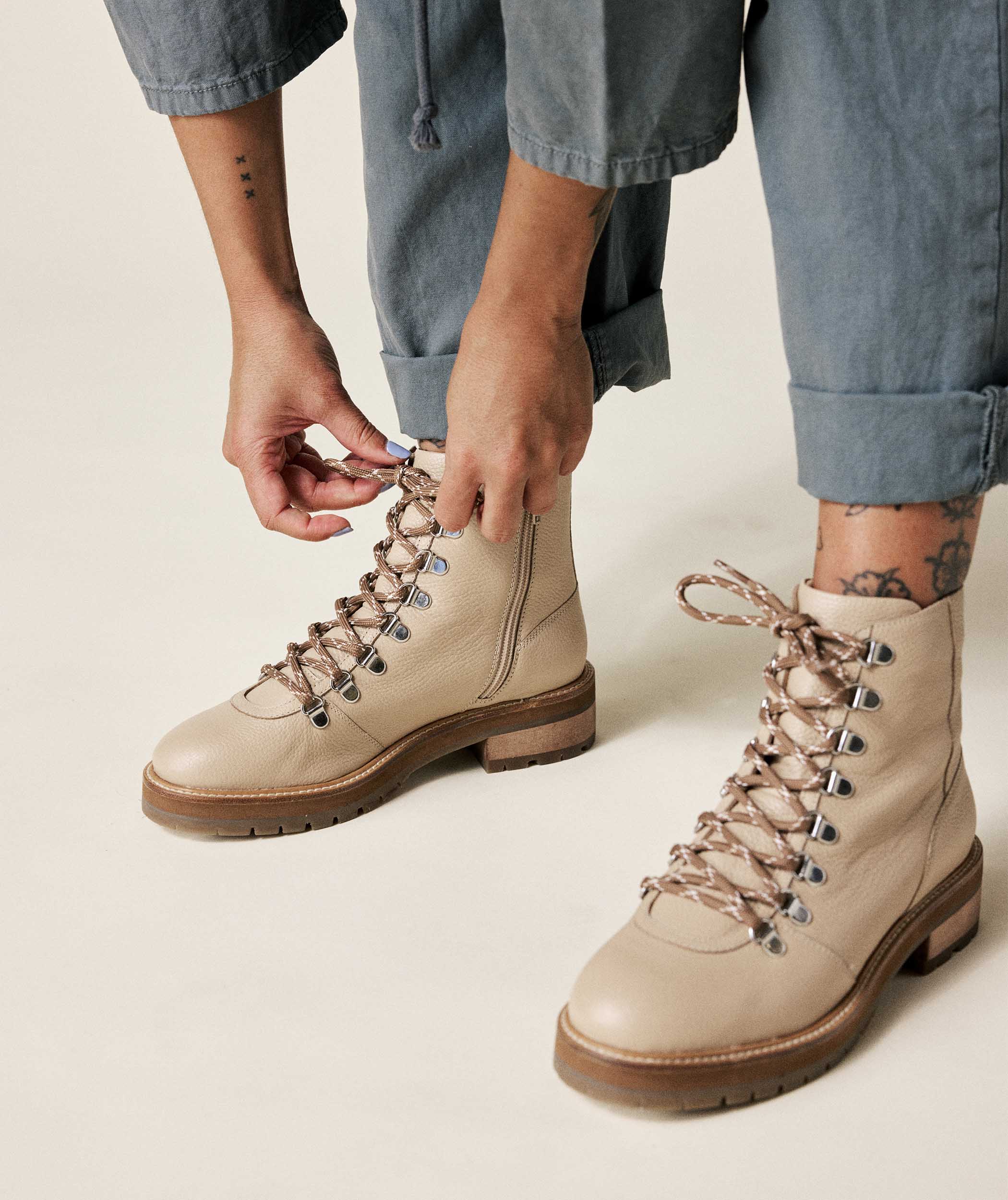 Utility-Stiefel für Damen - Hautfarben