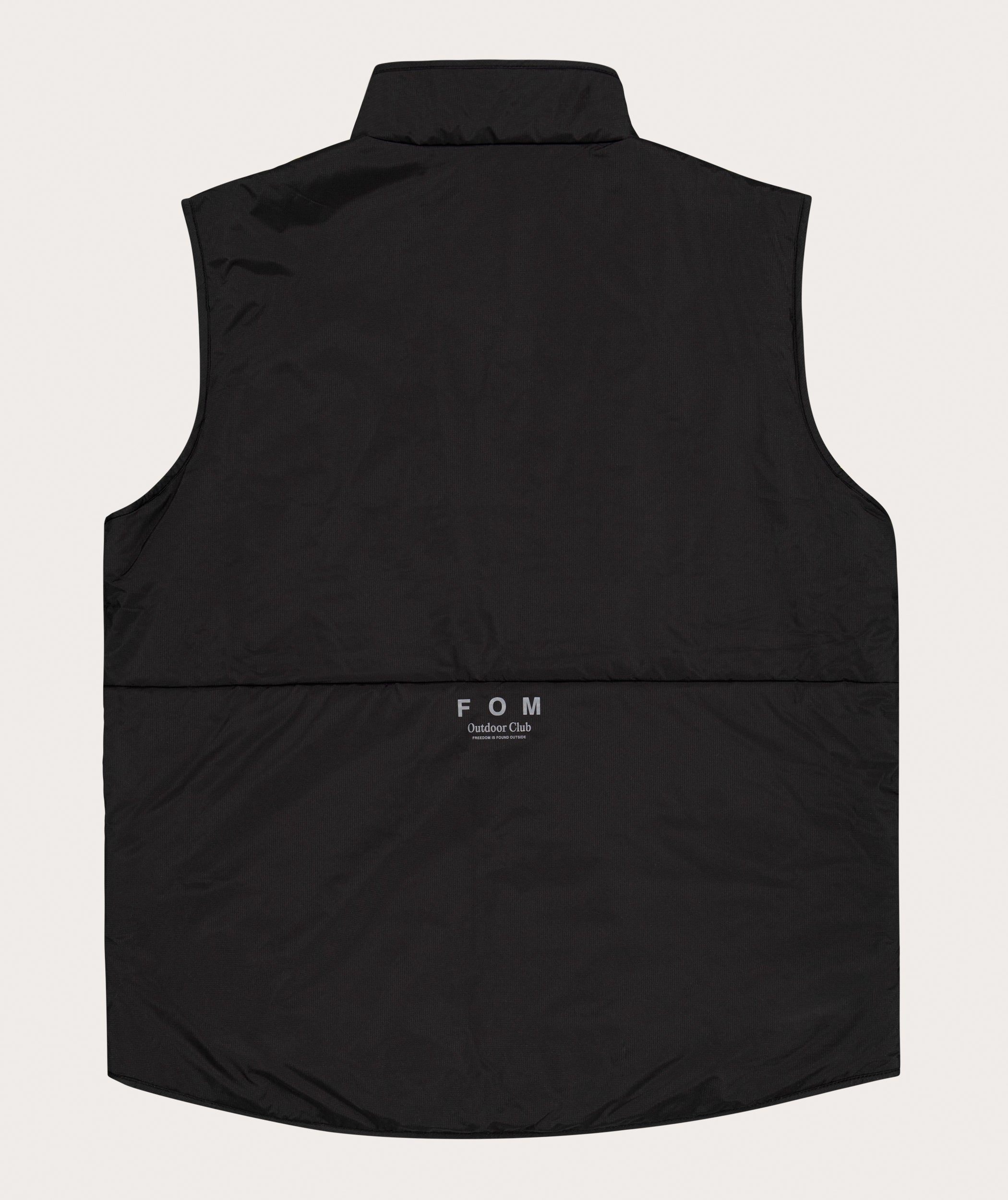 Gepolsterte Outdoor-Weste für Herren - Schwarz