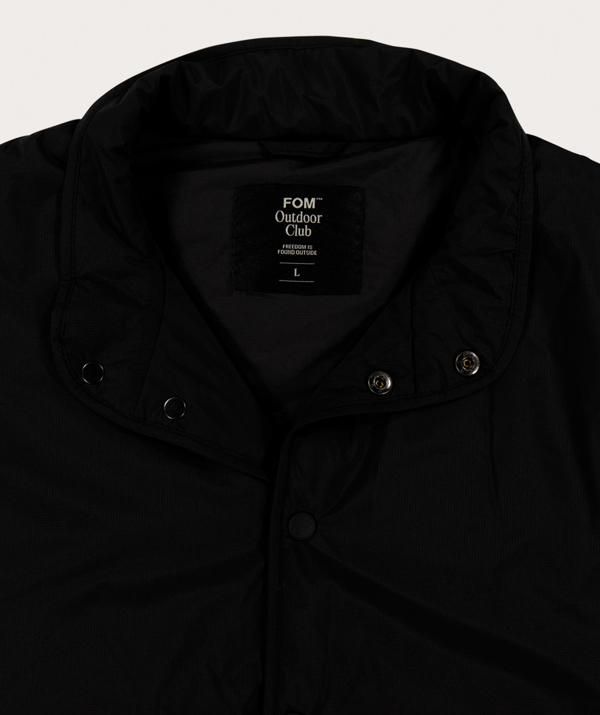 Gepolsterte Outdoor-Weste für Herren - Schwarz