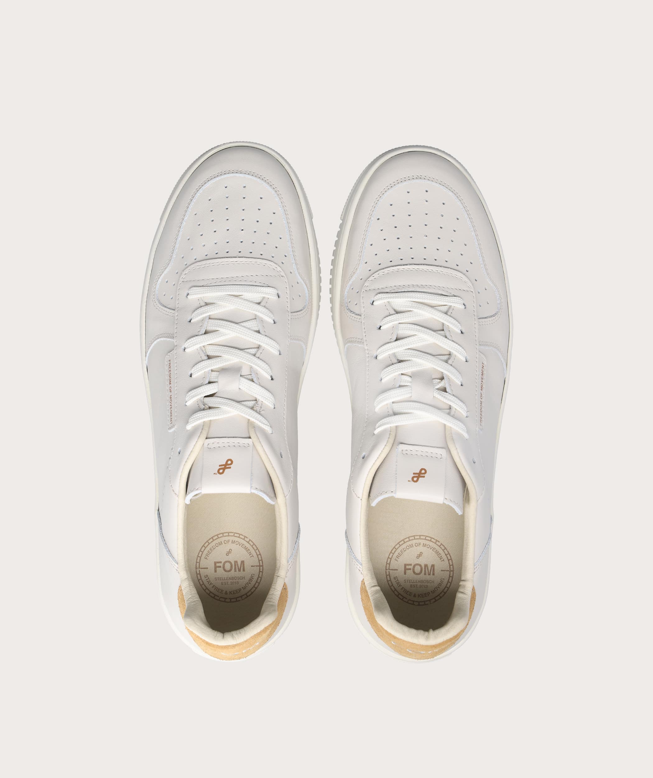 FOM Mens Trainers Off-White/ Scotch