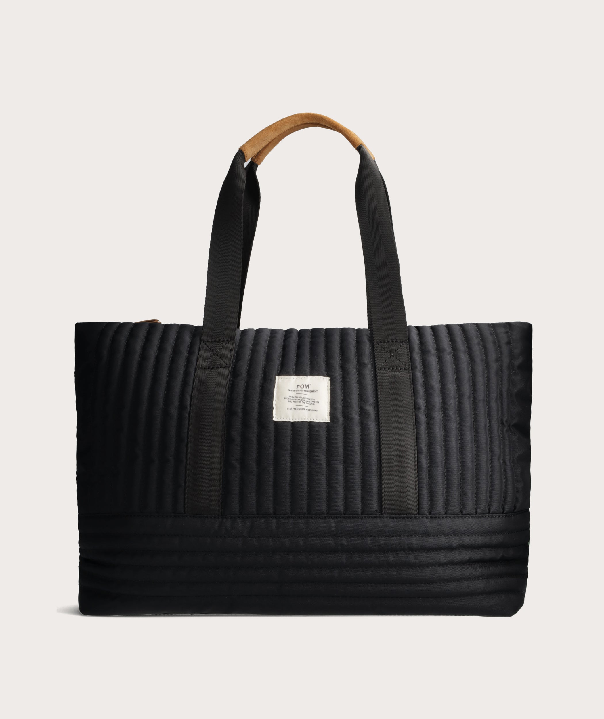 Recycelte Reisetasche Schwarz