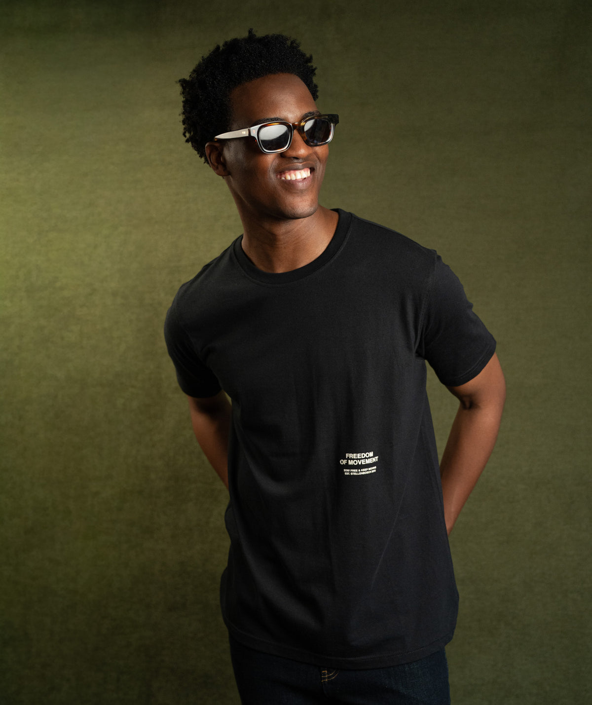 Mens Landscape Graphic Tee - Black (Wild Coast)