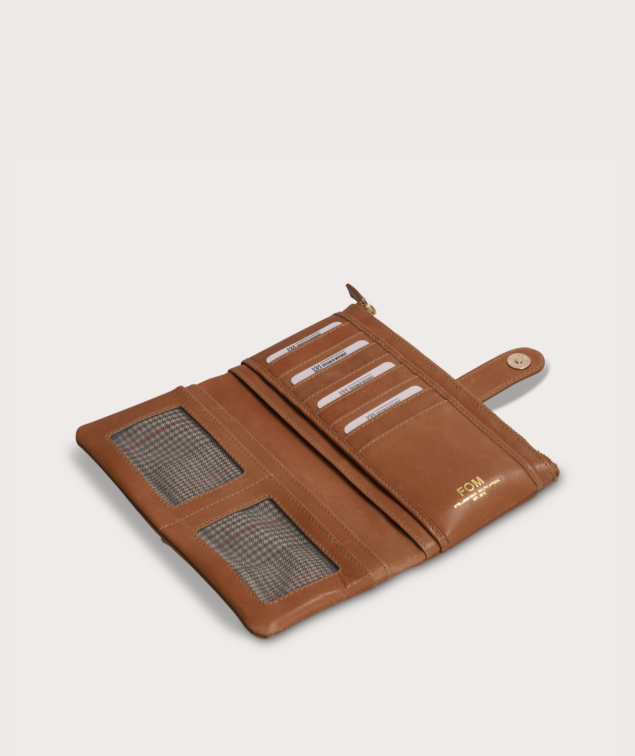 Ladies Clip Wallet Biscuit