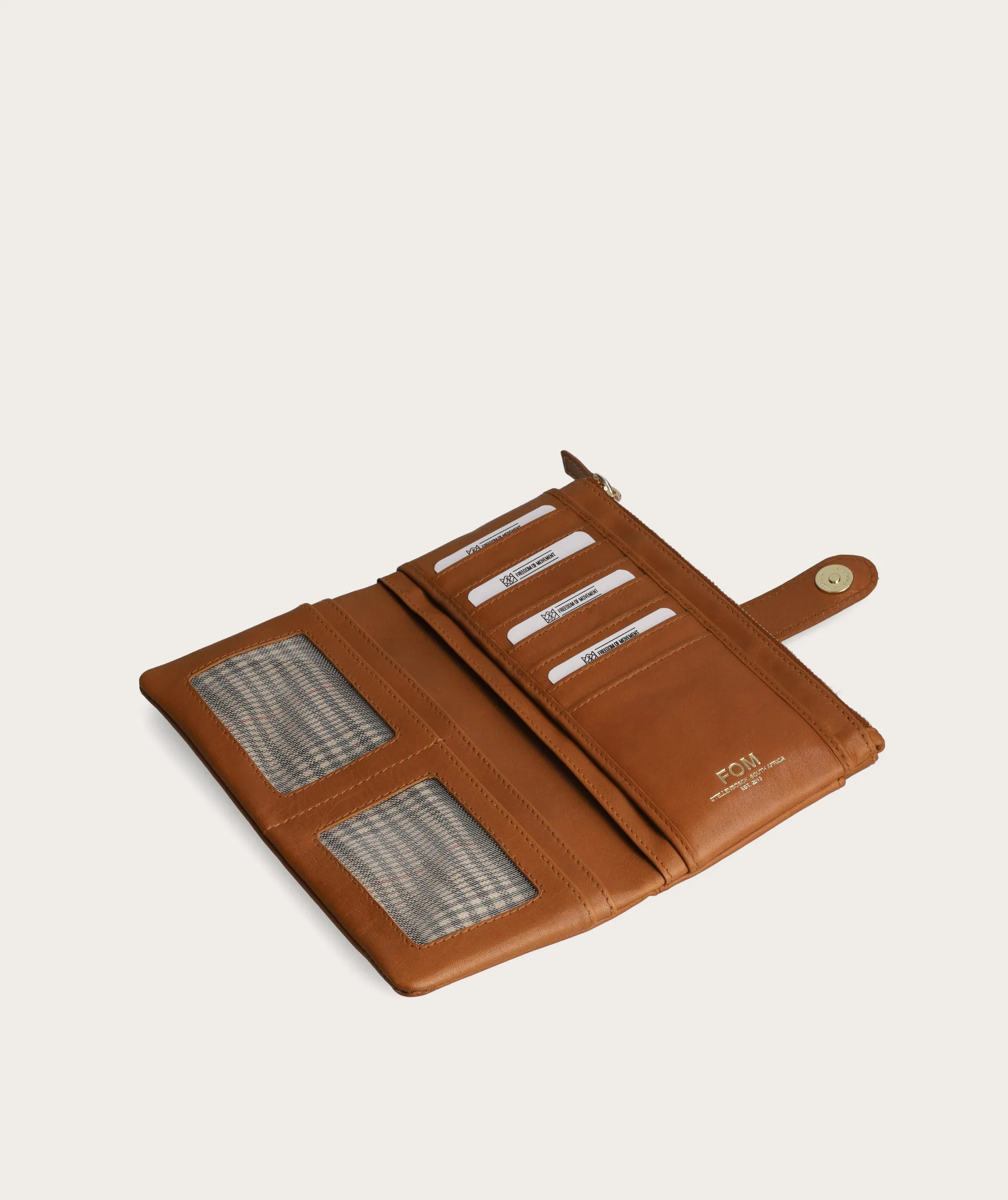Ladies Clip Wallet Biscuit
