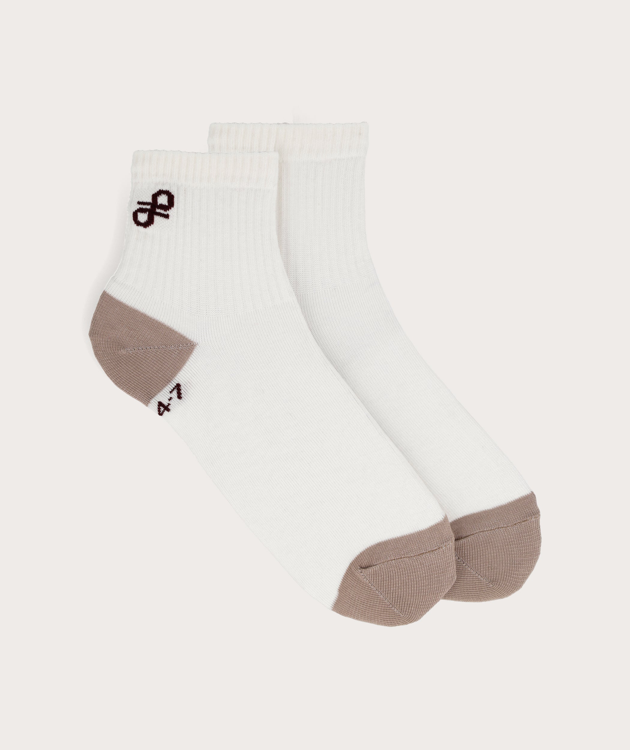 Socken FOM Active - Creme & Stein (Größe 4-7)