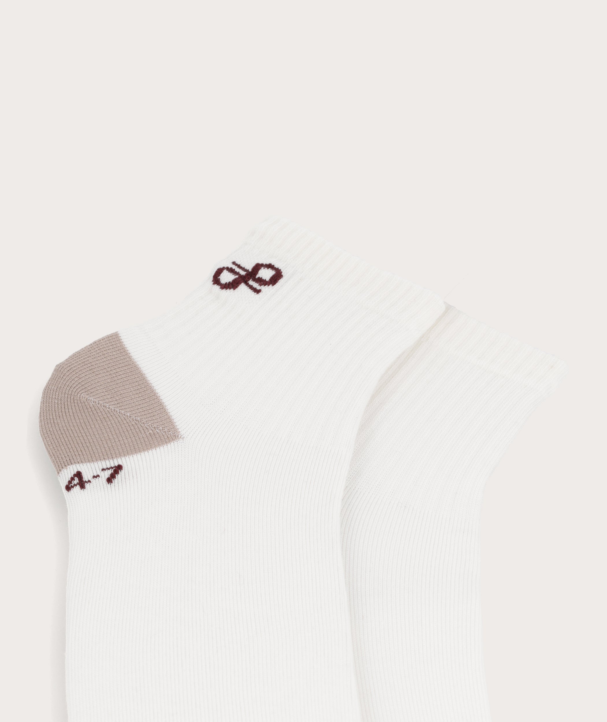 Socken FOM Active - Creme & Stein (Größe 4-7)