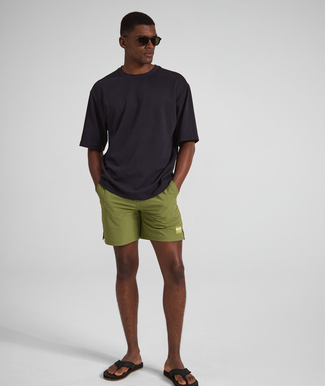 Mens FreeMotion Interlock Tee - Black