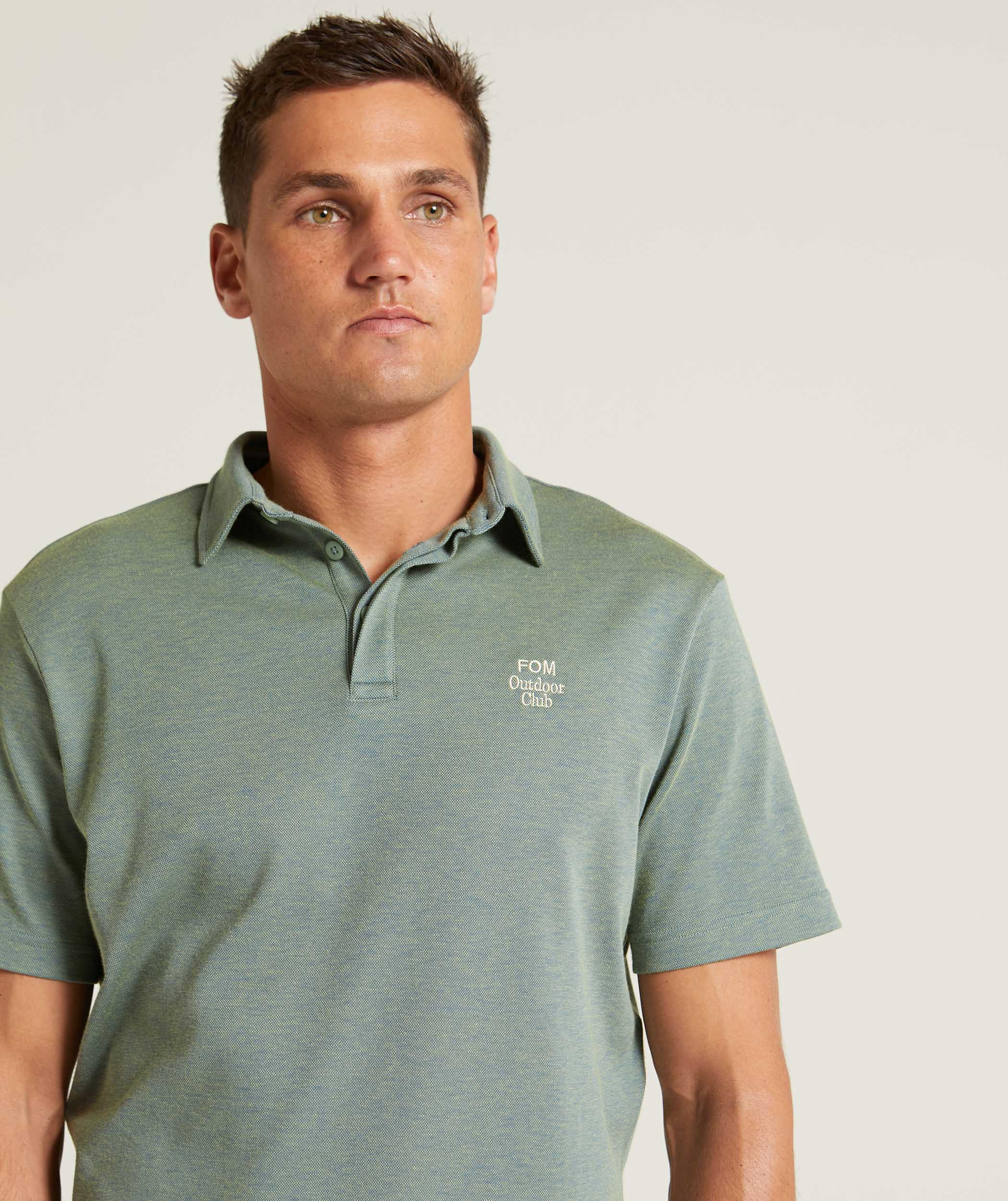 Mens Outdoor Golfer - Matcha Green