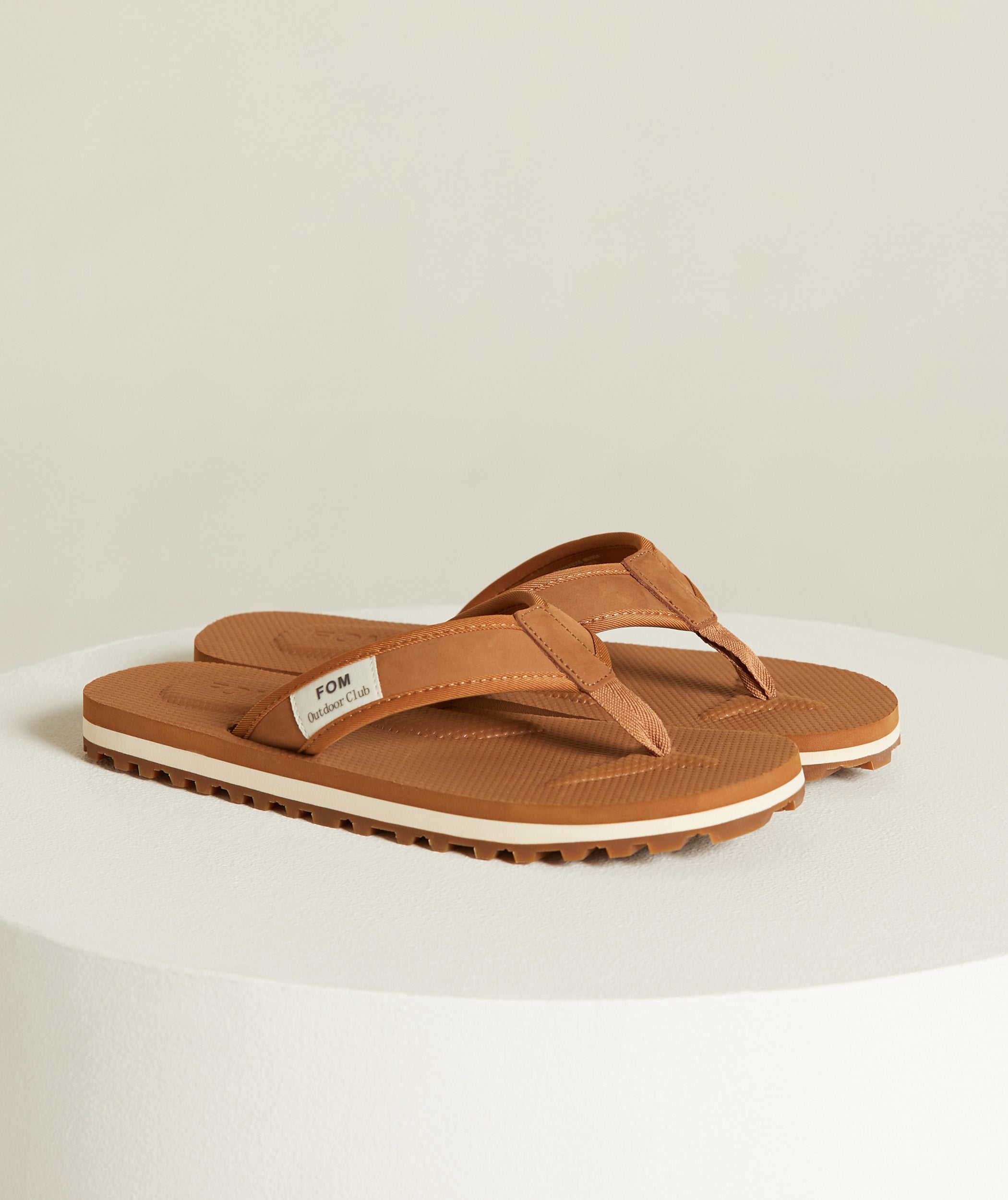 Mens Adventure Flops - Tan