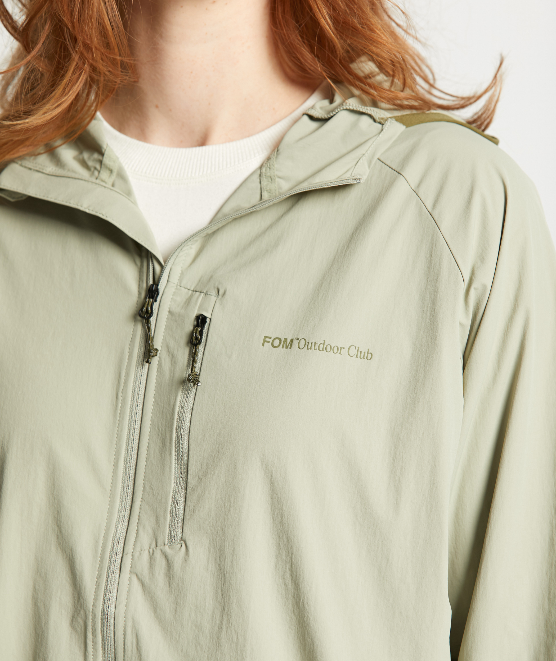 Damen Outdoor Windbreaker - Matcha Grün