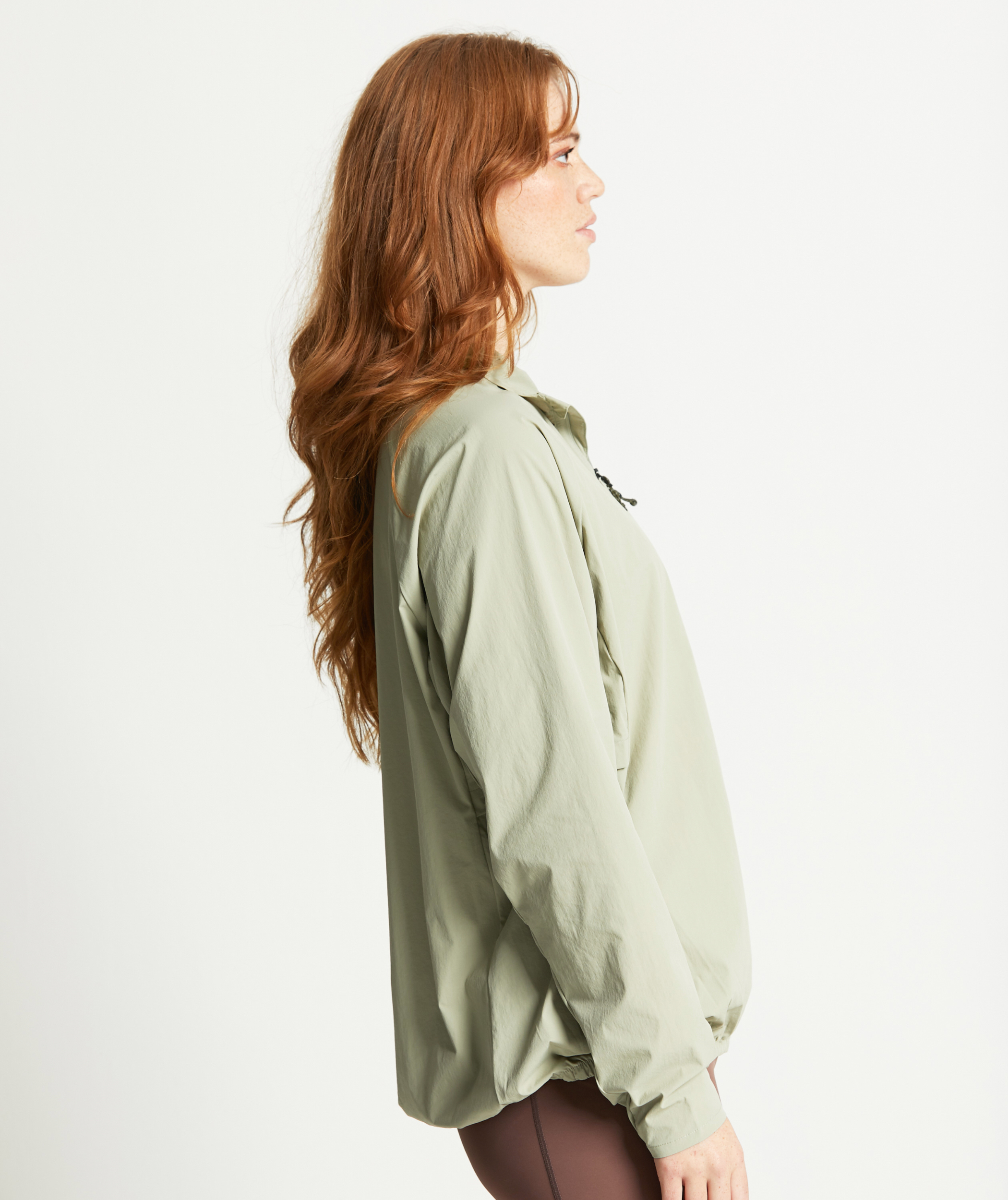 Damen Outdoor Windbreaker - Matcha Grün